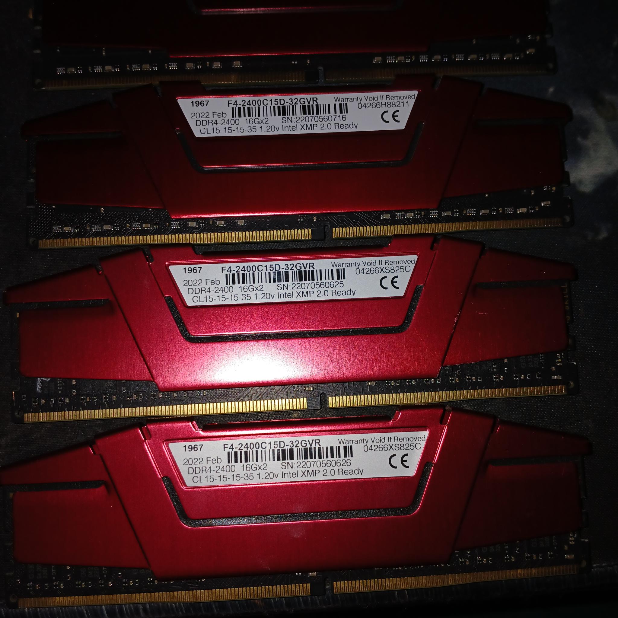 G.Skill RipJaws V 64GB DDR4-2400 Ram