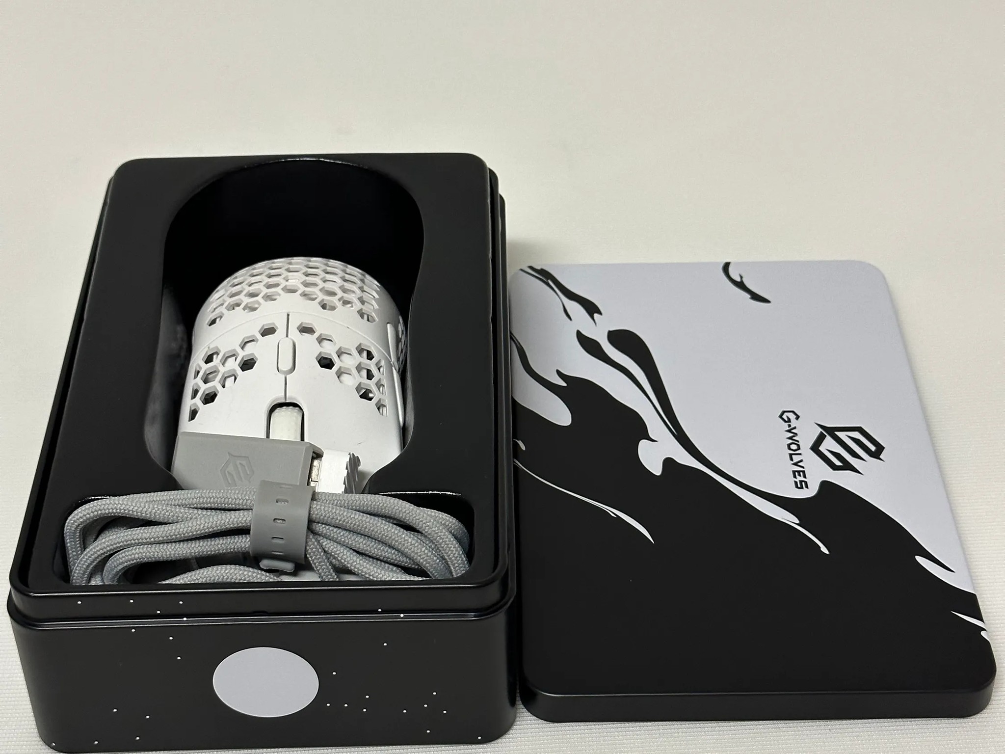 G-WOLVES Hati S Wireless Gaming Mouse - White