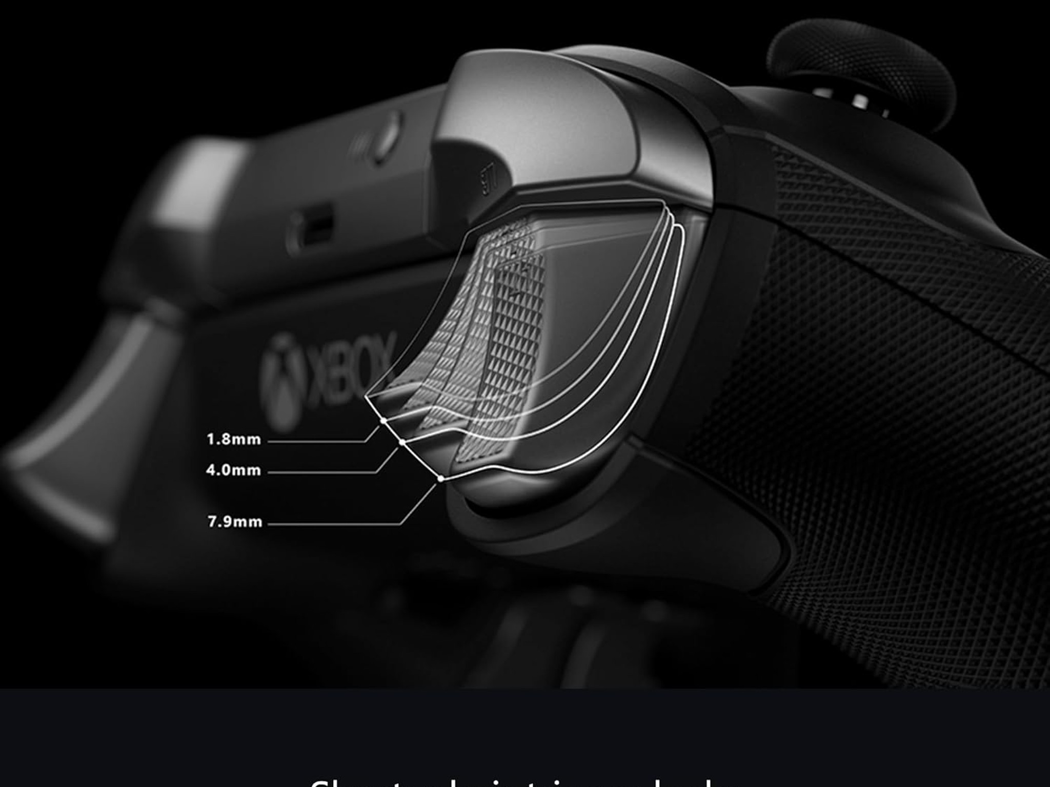Xbox Wireless Gaming Controller Elite Series 2 Black Console, PC, and Cloud Devices