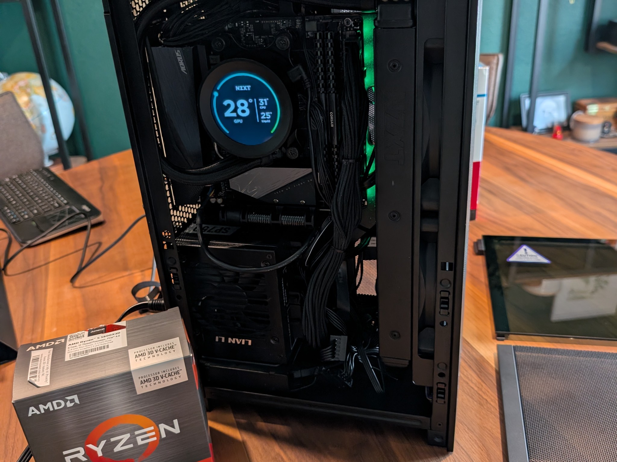 AMD Mini Itx RGB Gaming PC - 5600X3D | 7900 GRE 16GB | 32GB RAM | 2TB SSD | Liquid Cooler