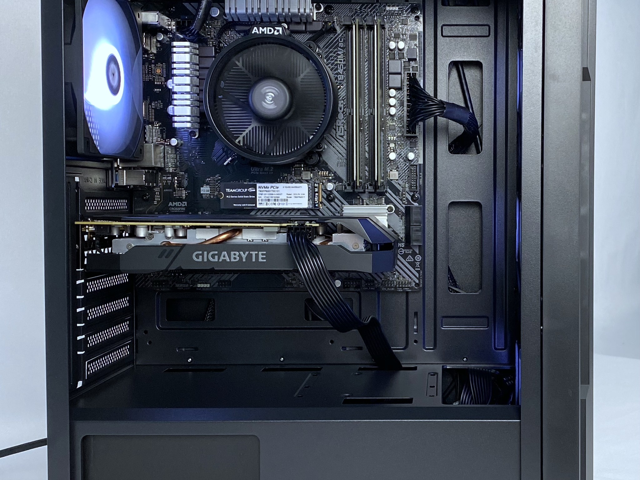 VALUE 1080p Gaming & Streaming PC | Ryzen 3600, RX 5600XT, 1TB SSD, 16GB DDR4, WiFi | Black