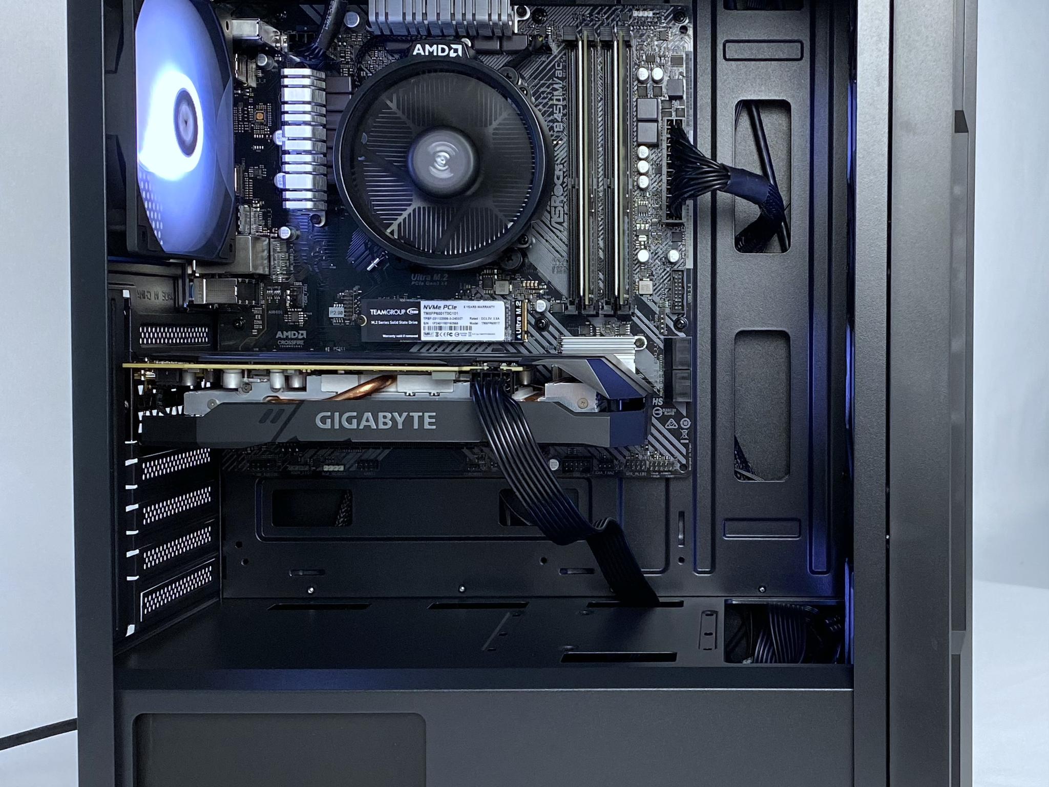 VALUE 1080p Gaming & Streaming PC | Ryzen 3600, RX 5600XT, 1TB SSD, 16GB DDR4, WiFi | Black