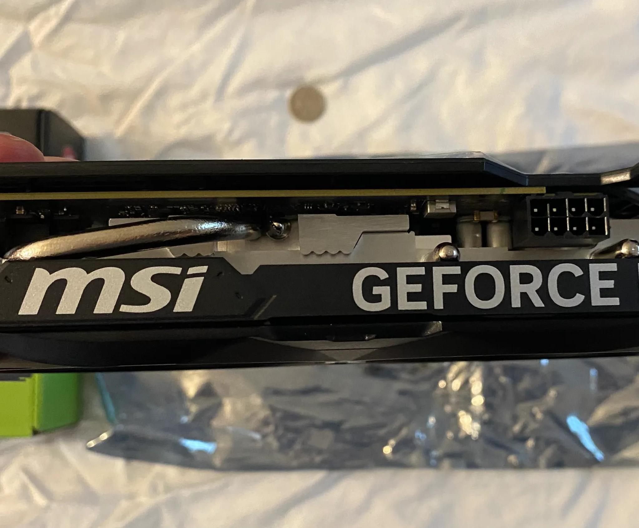 MSI RTX 4060 8GB - Never Gaming/Stressed - Display Only - Like New March 2025
