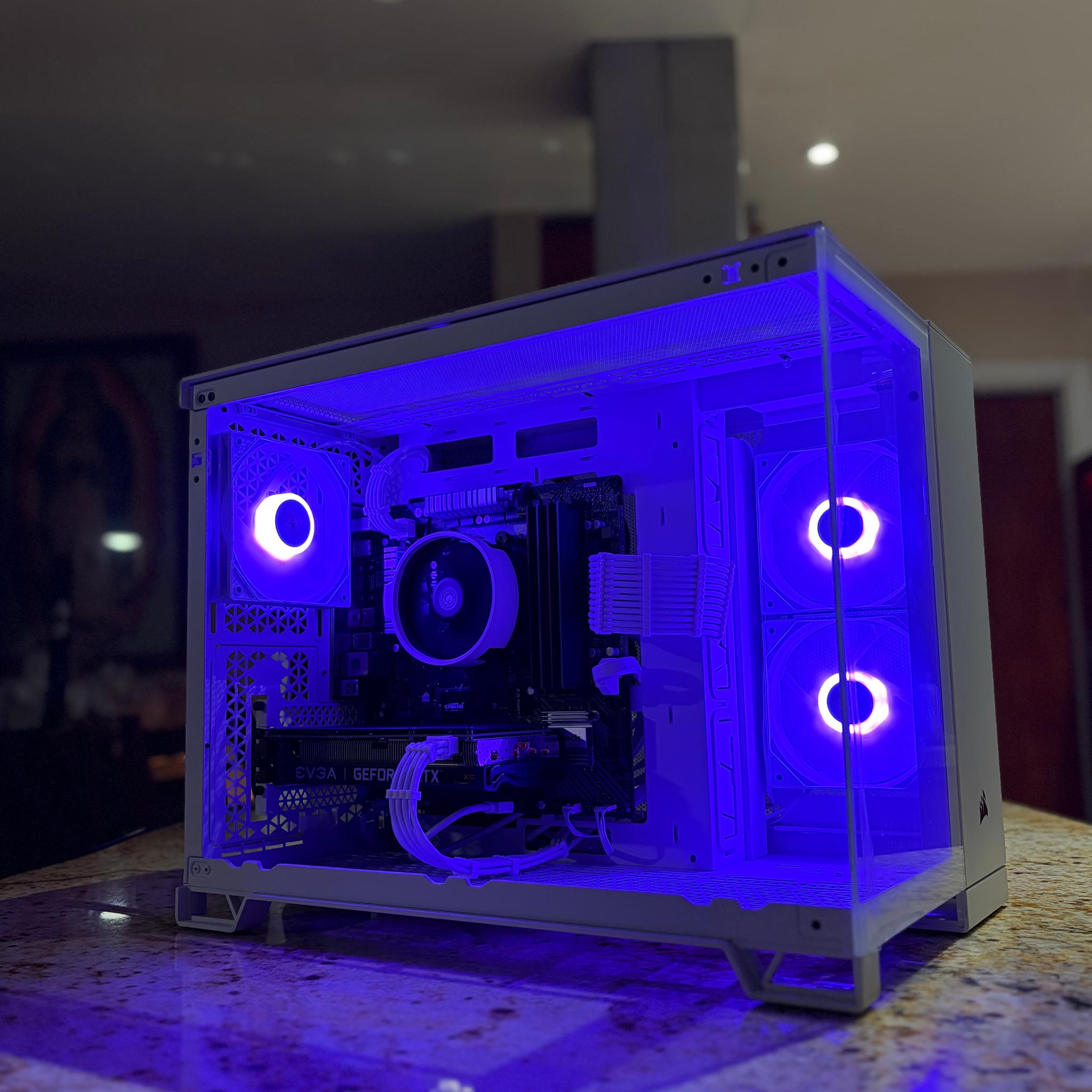 White Gaming PC | 3060TI | Ryzen 5 5500 | 16GB RAM | 1TB SSD | Wi-fi + BT