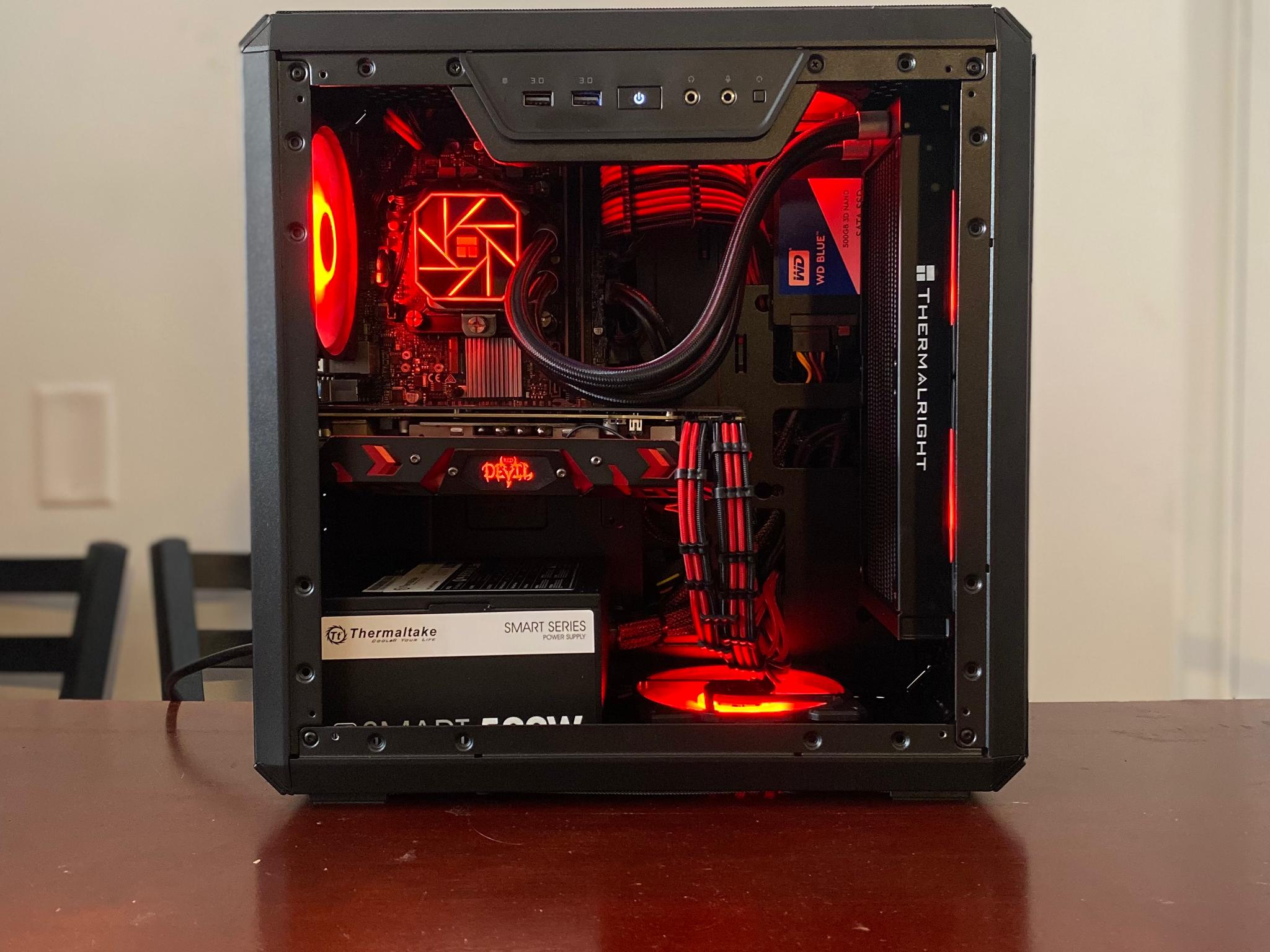 i5 8600 | RX 580 | 16gb | Liquid Cooled RGB gaming PC