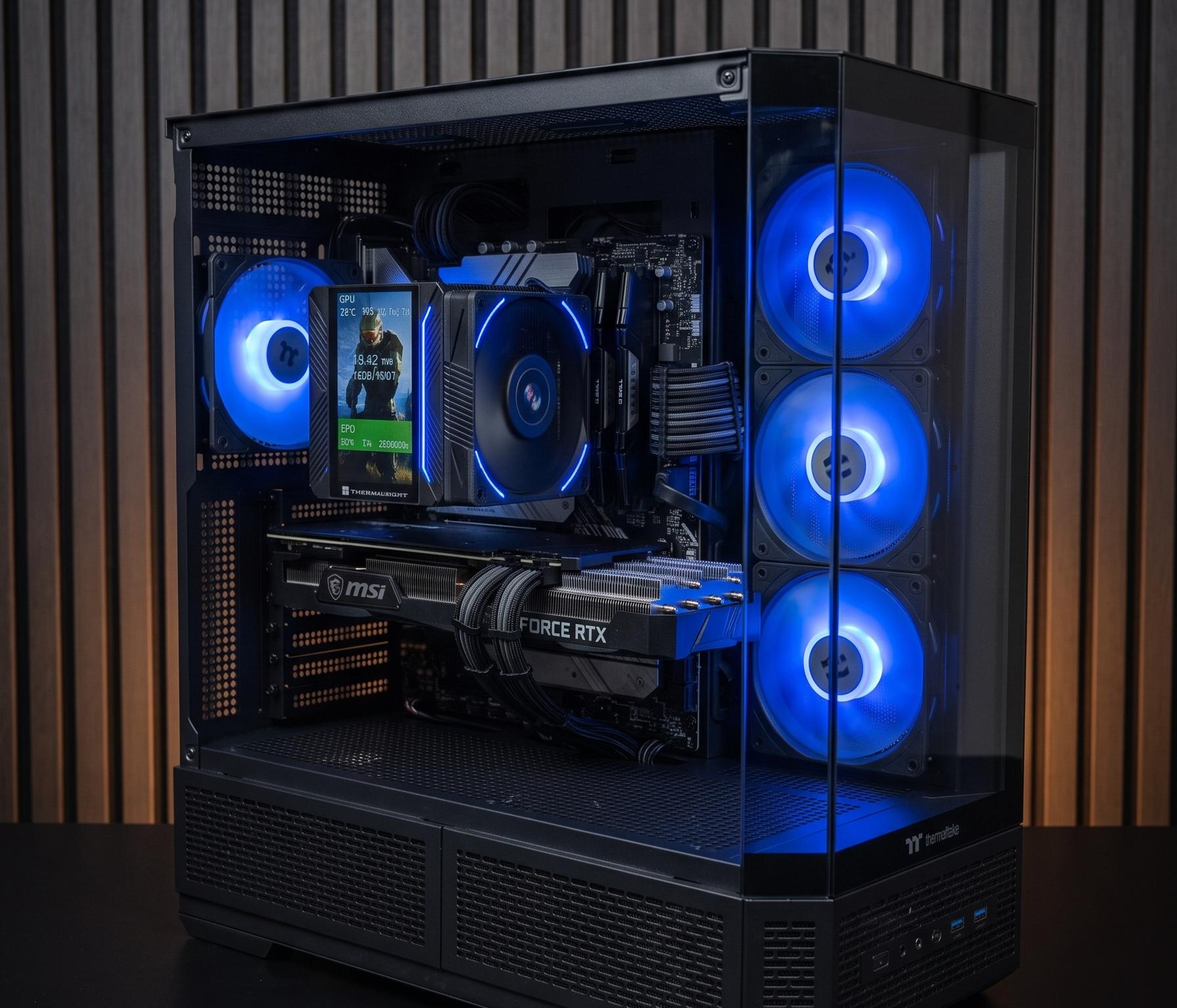 New Core i7-13700K Custom Gaming PC - RTX 3070, 16GB RAM DDR5, 1TB NVMe SSD