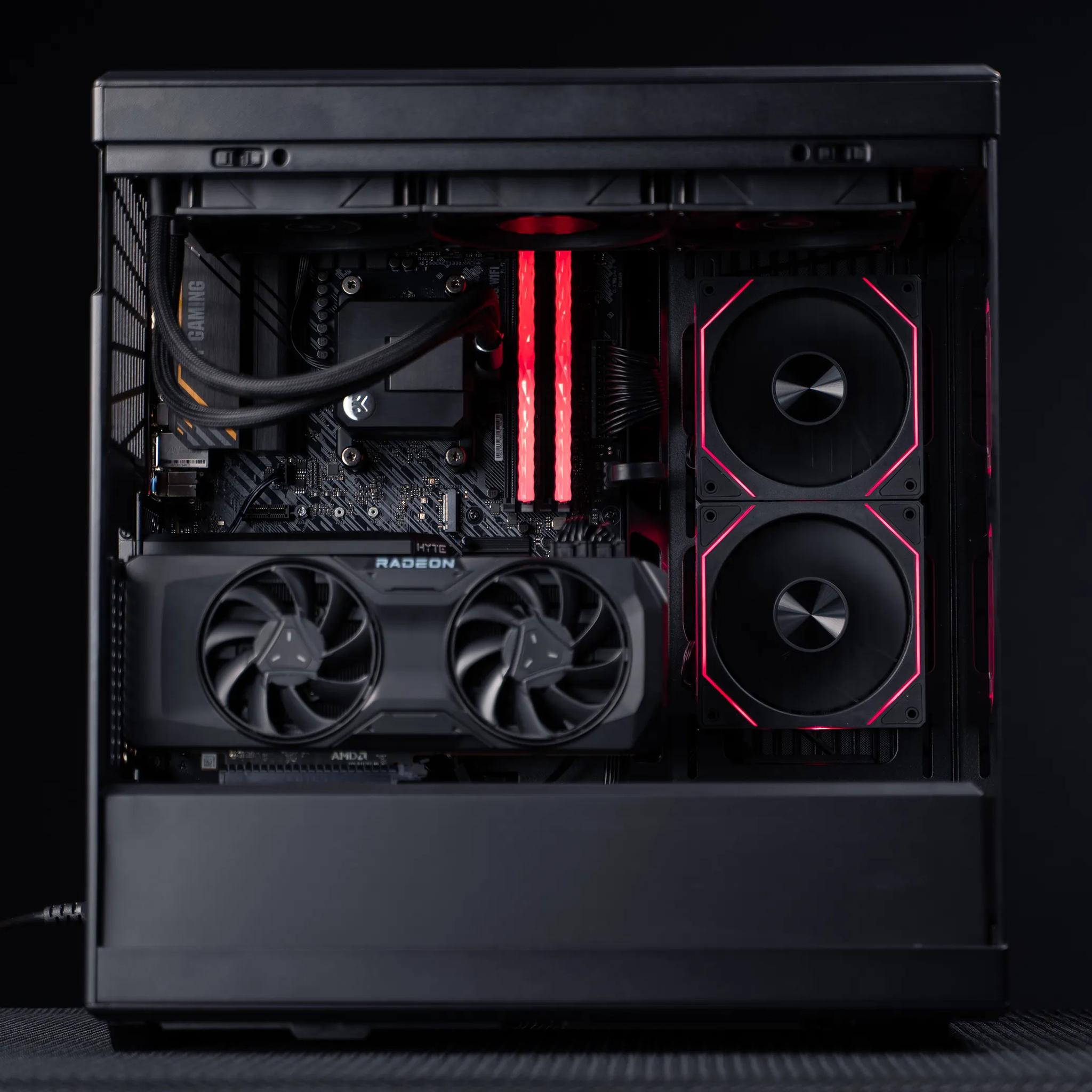 “Predark-OC” RX 7800 XT Ryzen 7 32GB Windows 11 Pro 2TB Workstation Gaming PC