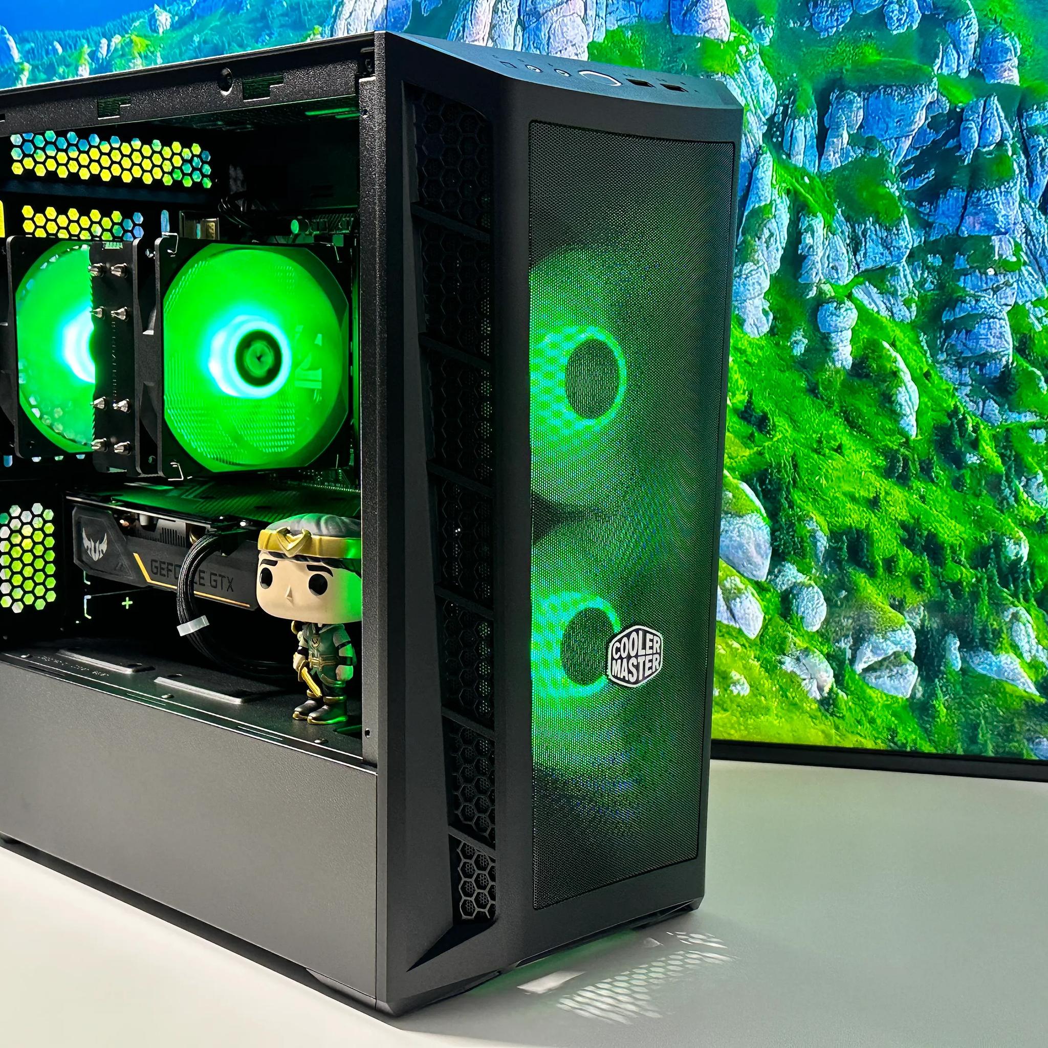 💚 👑Loki👑💚-Gaming PC-Nvidia GTX 1650 Super -AMD Ryzen 5 2600 6core-16GB DDR4 RAM-500GB NVME