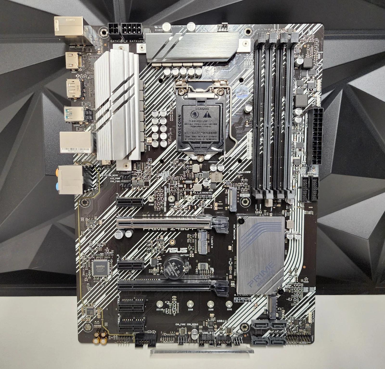 UPDATED BIOS ASUS Prime Z490-P DDR4 LGA1200 ATX Motherboard
