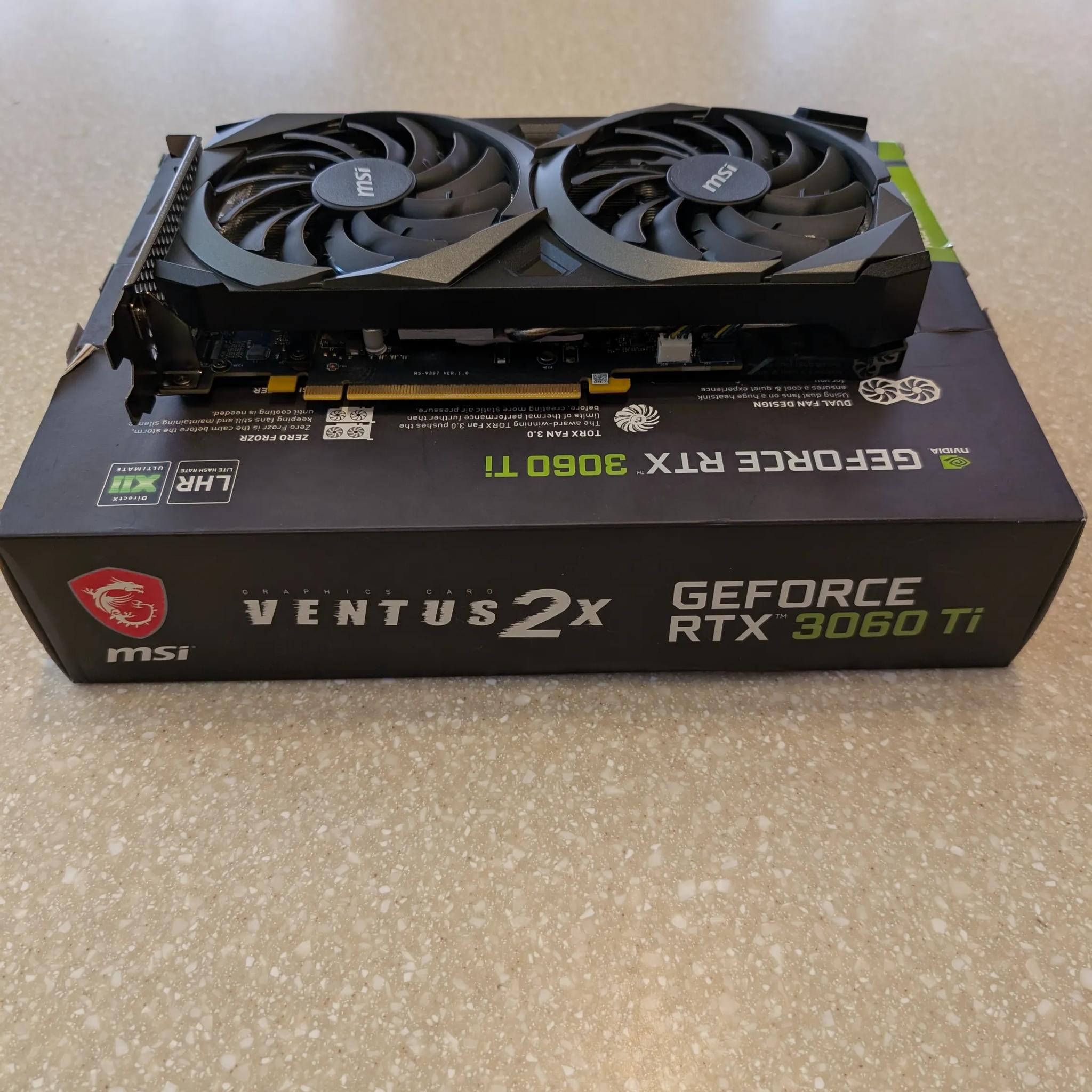 MSI Ventus 2X OC 3060 TI 8GB