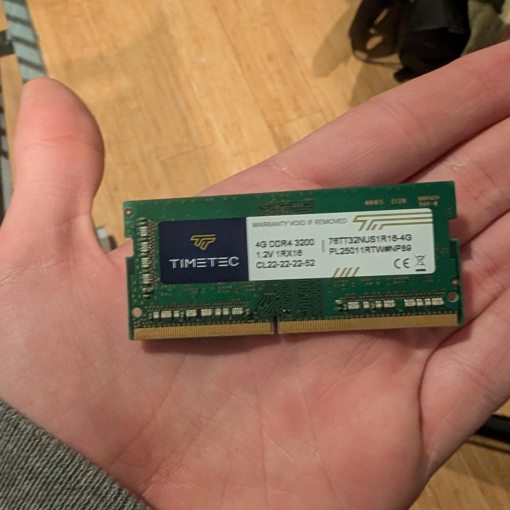 4gb 3200 MHz cl16 ddr4 sodium