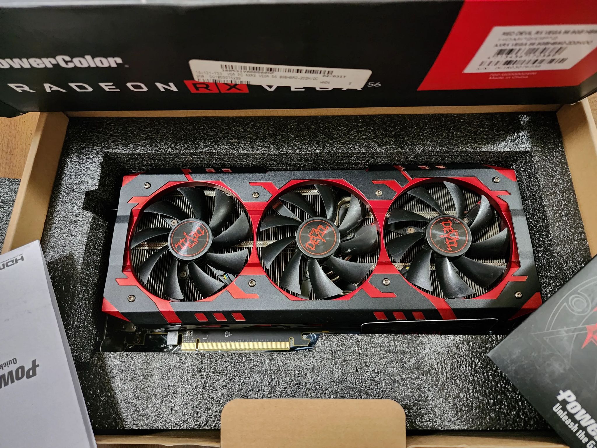 AMD PowerColor Red Devil RX Vega 56 OC 8GB In Box