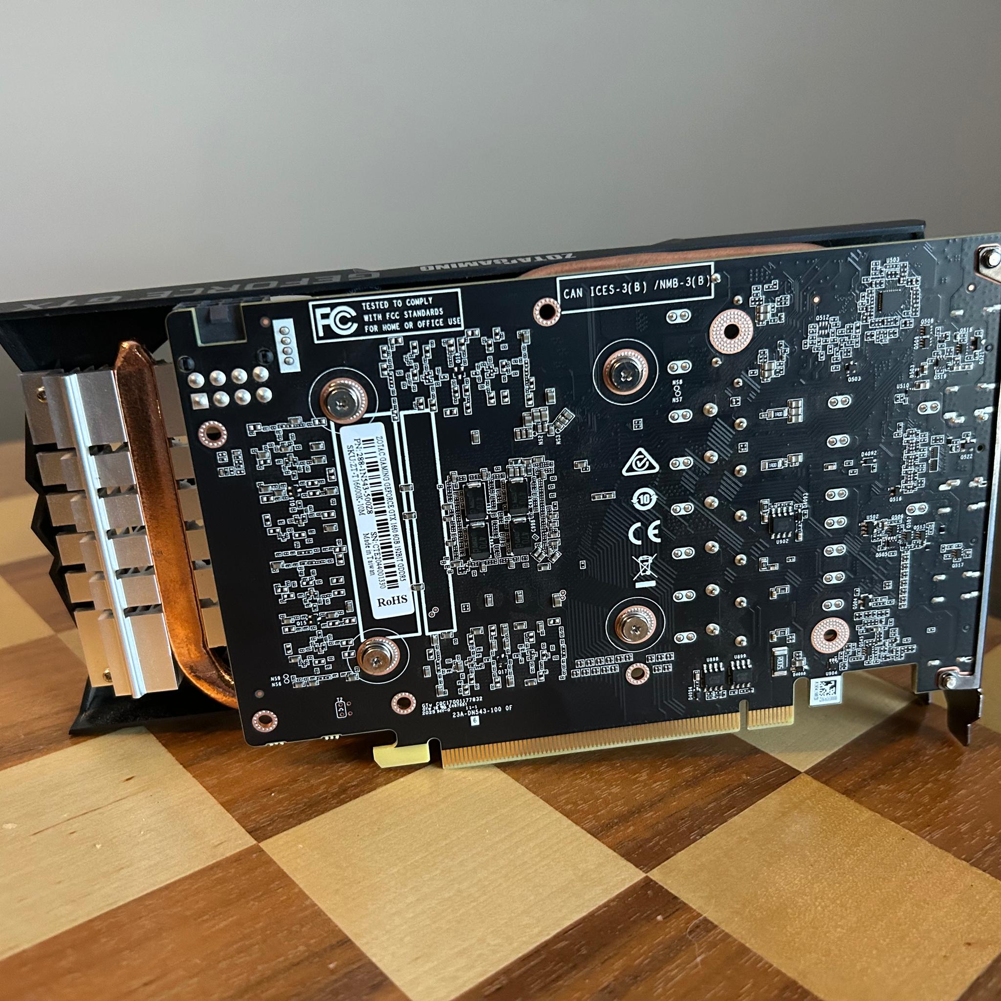 Zotac Gaming GTX 1660 6GB Graphics Card