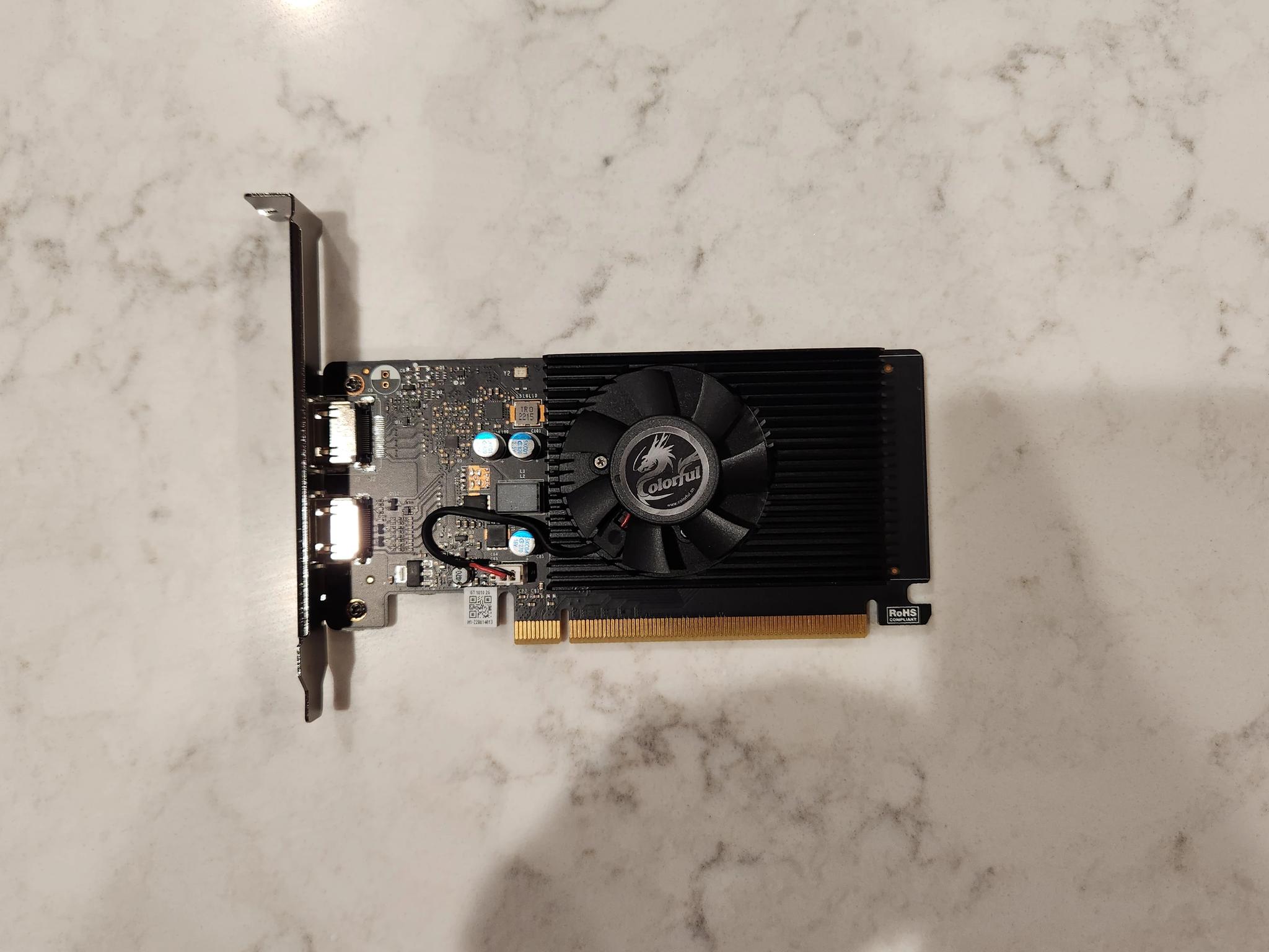 GT 1010 DDR4 (Colorful LP) - Brand new open box