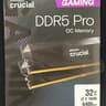 Crucial 32GB Pro DDR5 6400 MHz Memory Kit 2 x 16GB CL32