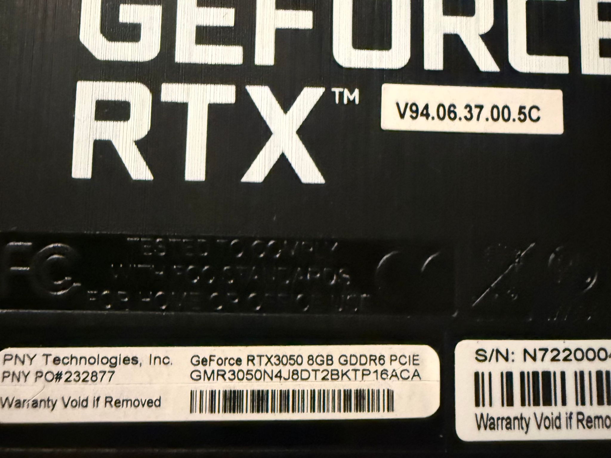 PNY XLR8 Gaming REVEL EPIC-X RGB GeForce RTX 3050 8GB