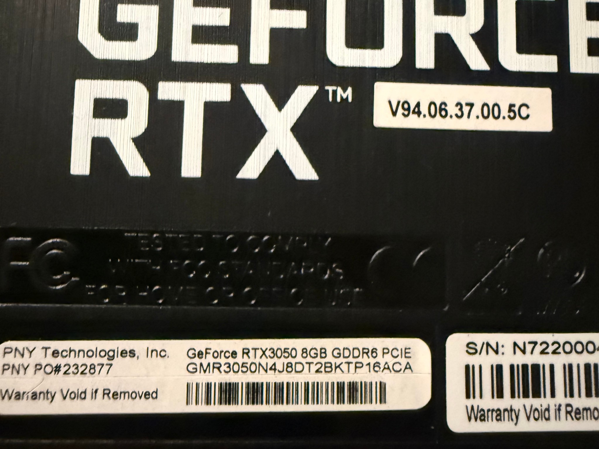 PNY XLR8 Gaming REVEL EPIC-X RGB GeForce RTX 3050 8GB