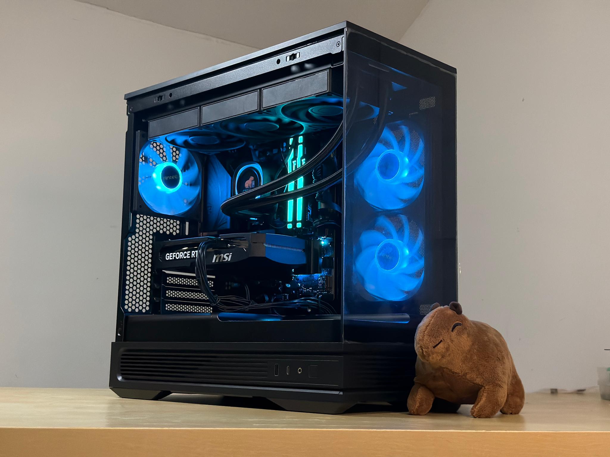 ♠️⚡🗡️ Black Gaming PC | Ryzen 5 9600x, RTX 5060 Ti, 16GB RAM, 1TB SSD, | CUSTOMIZABLE LCD SCREEN