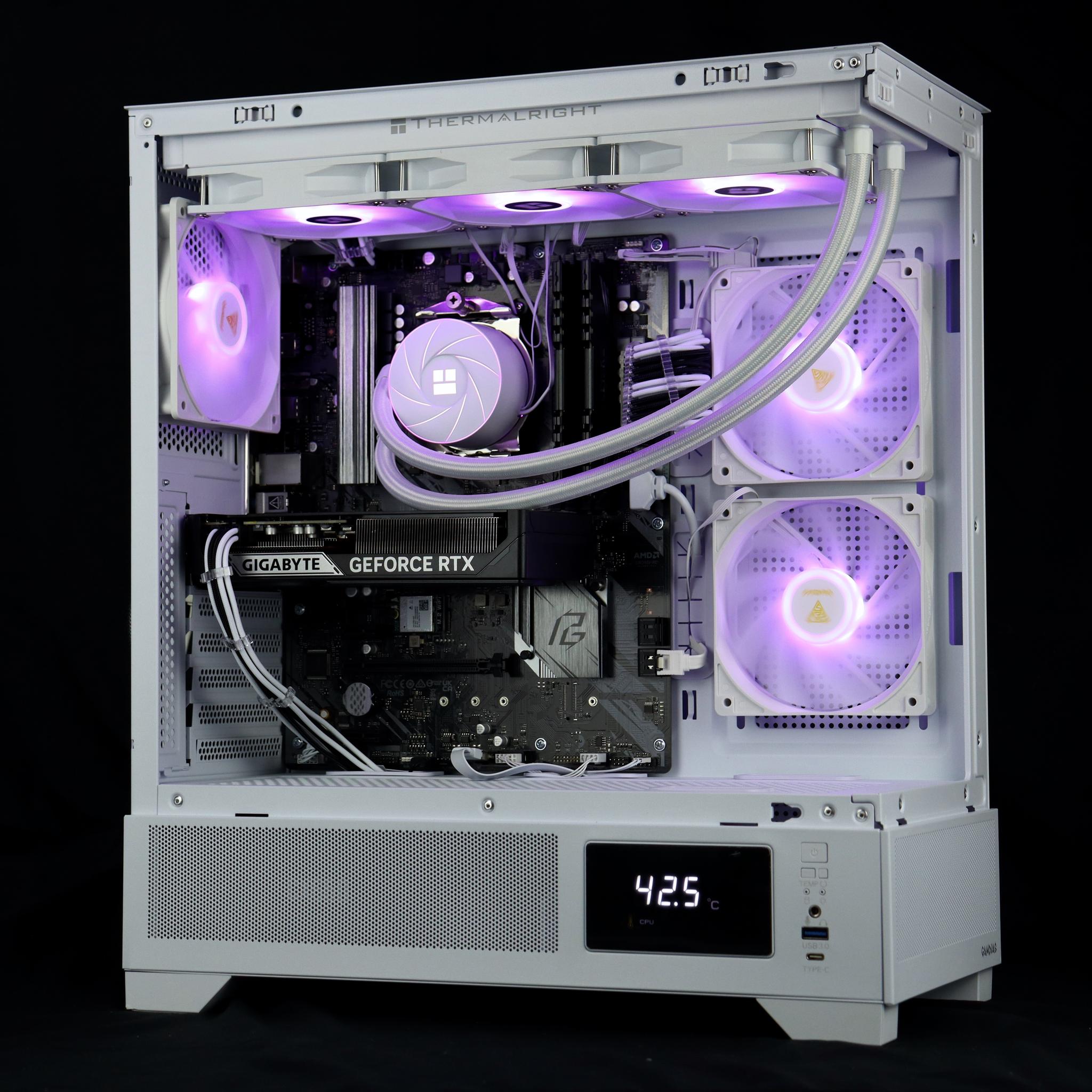 🧊❄️🧊 White Gaming PC – RTX 5060 TI, Ryzen 7 5800XT, 32GB RAM, 1TB SSD - WiFi 🧊❄️🧊