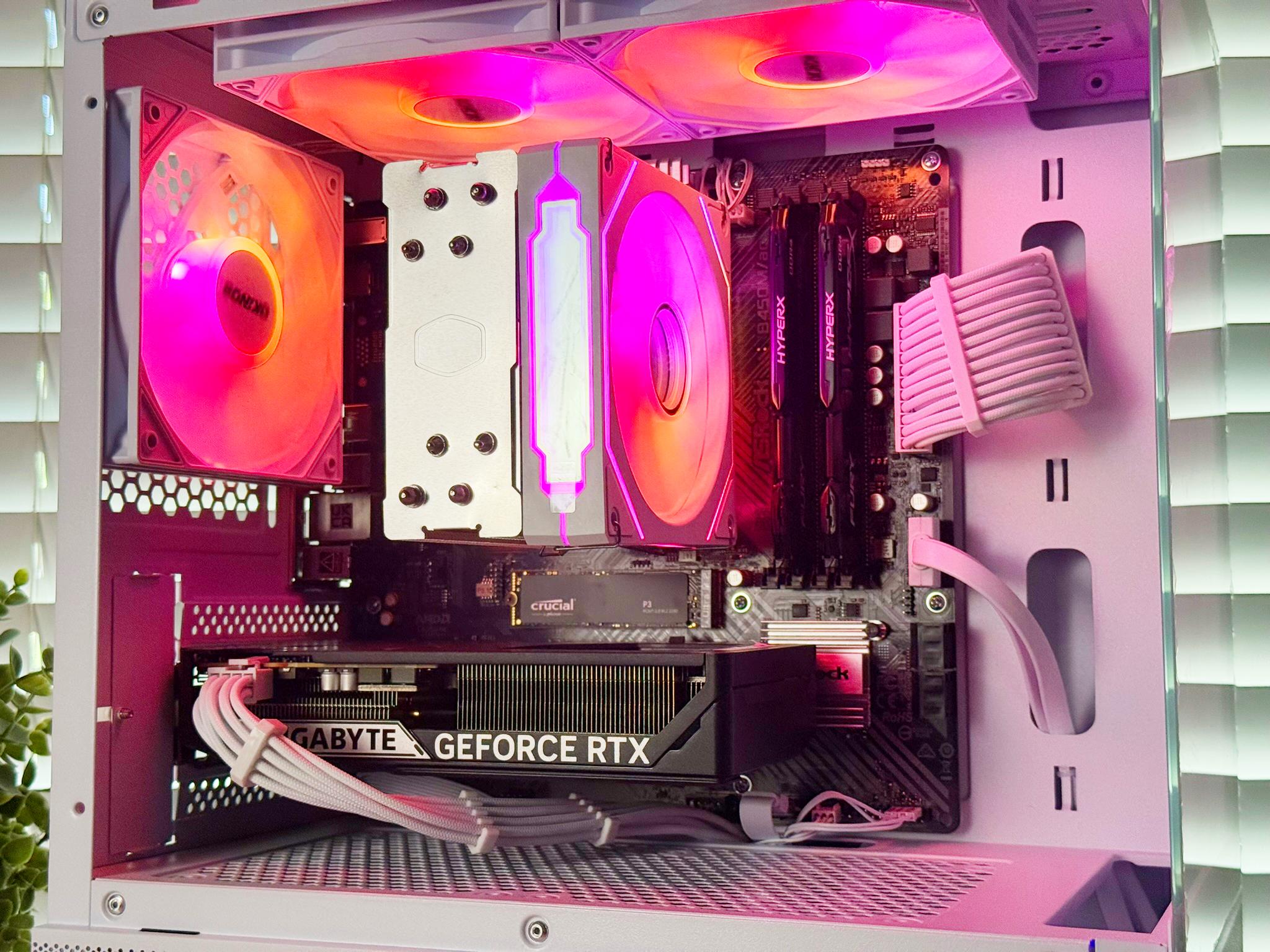 🔥 SUNSET Gaming PC - RTX 5060, Ryzen 5 5500, 16gb, 1tb NVME