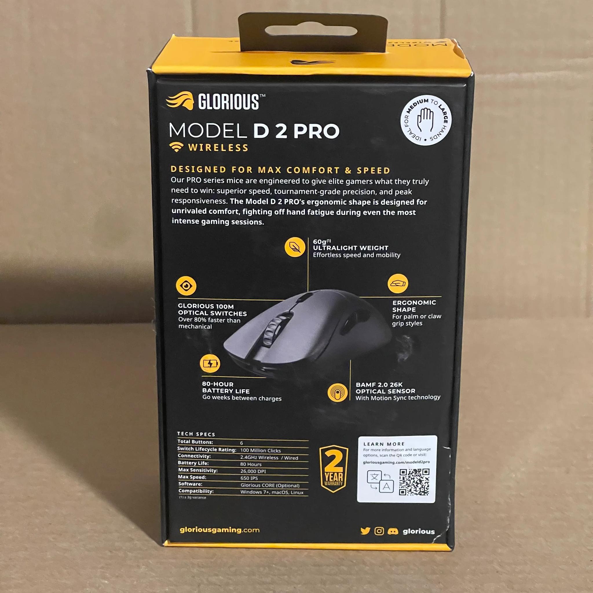 Glorious Model D 2 Pro Competitive Gaming Mouse
