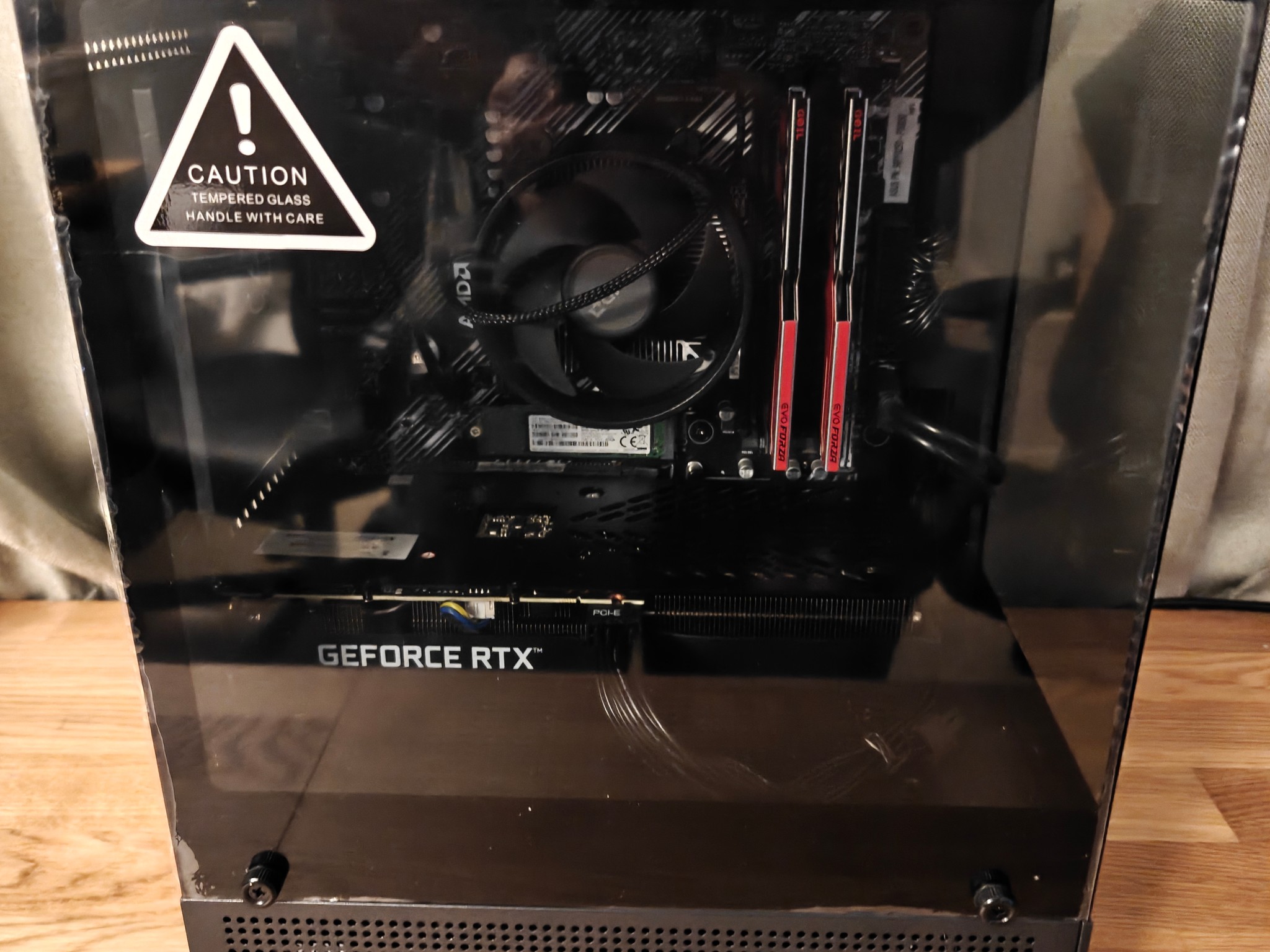 Compact, Efficient Gaming PC - NVIDIA 3060 12GB, Ryzen 5 5500, B550M-K w/Wifi Adapter, 32GB DDR4 RAM