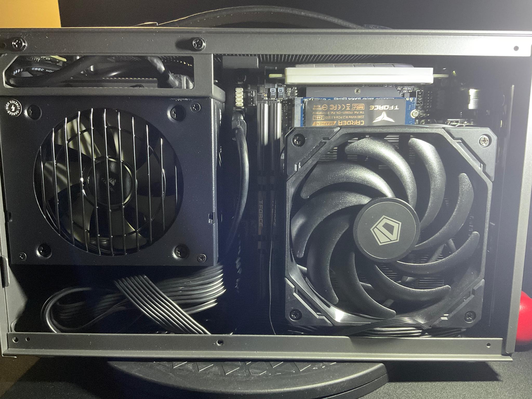 ITX Gaming PC (Ryzen 5 5600x | A520 Mini ITX | 600 W PSU - and all cables)