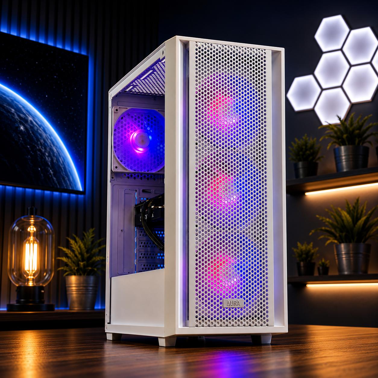 RX 5700 XT 8GB | Ryzen 5 5500 | 16GB RAM |500GB SSD| Wi-Fi/BT | Win 11 Custom ARGB Gaming PC