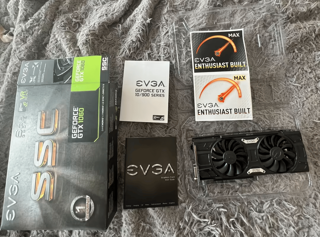 EVGA GeForce GTX 1060 6GB 6 GB SSC GAMING Video Card