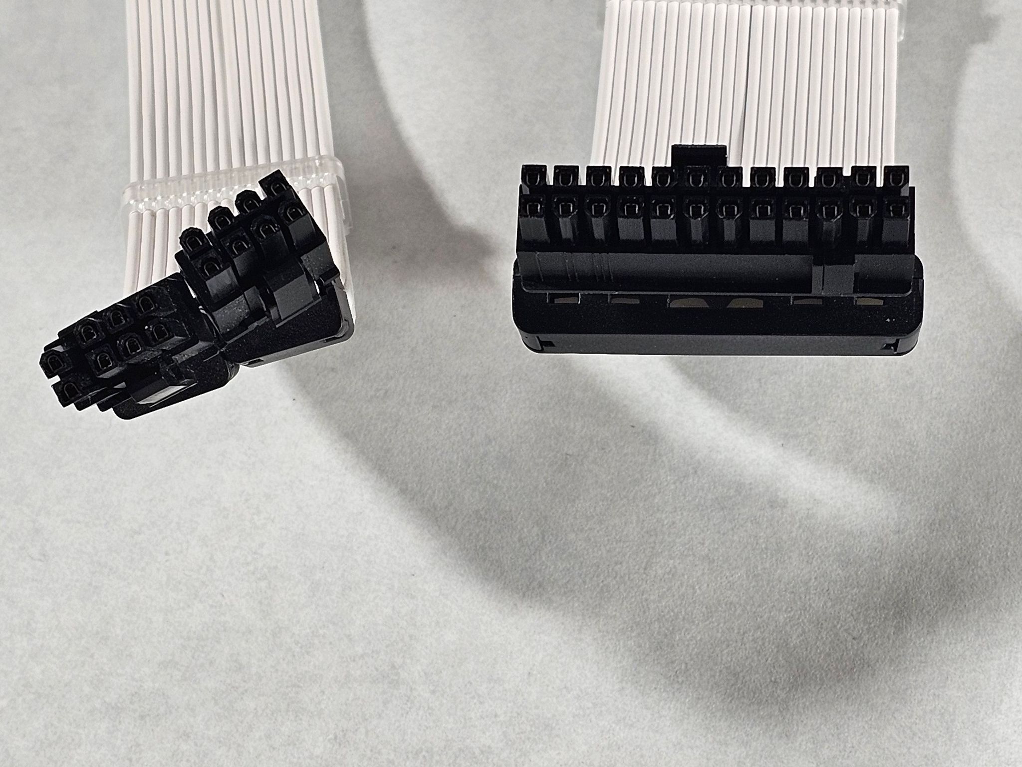 RGB CPU and GPU White Cables