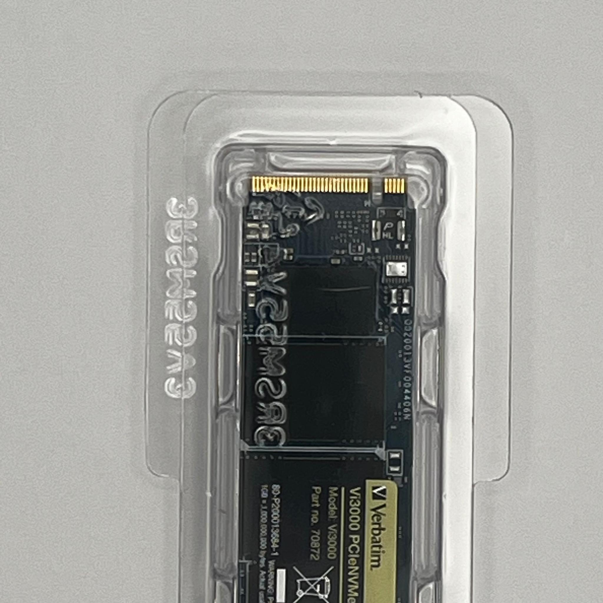 Verbatim Vi3000 512 GB M.2-2280 PCIe 3.0 X4 NVME Solid State Drive