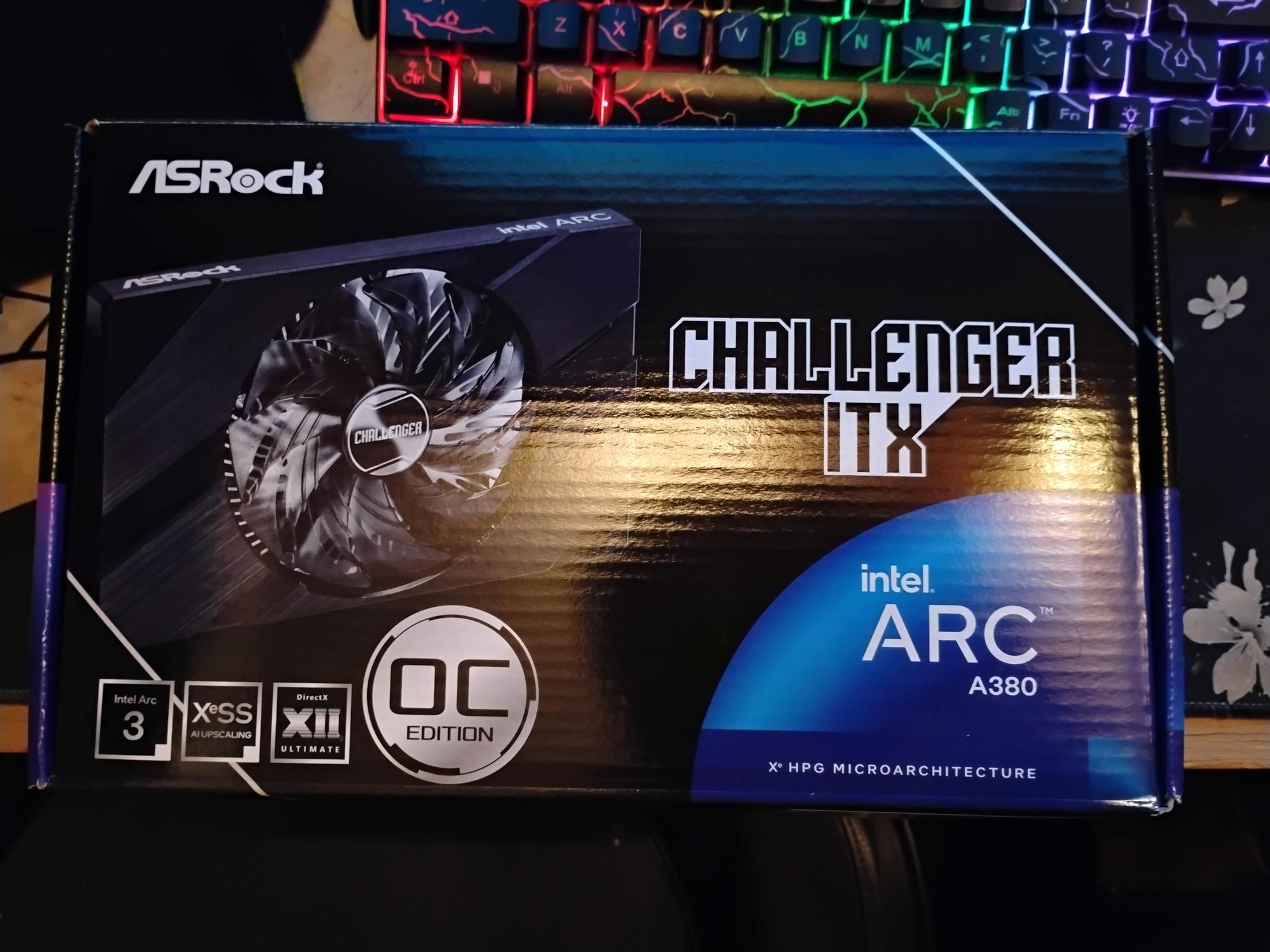 ASRock Intel Arc A380 Challenger ITX