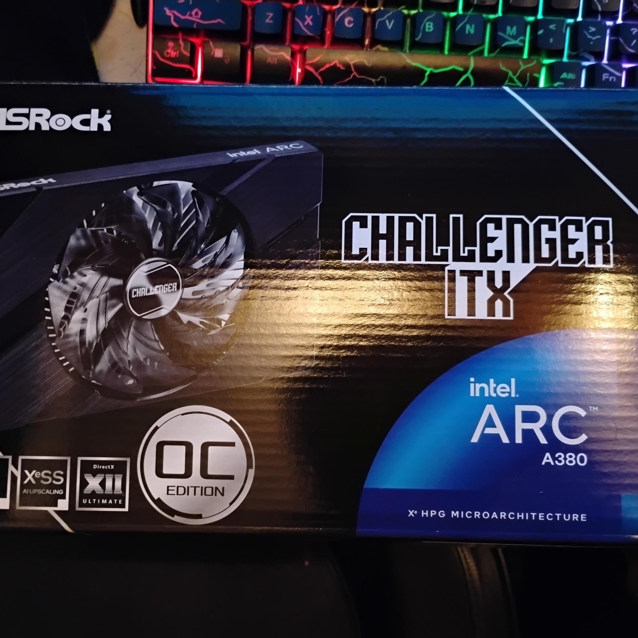 ASRock Intel Arc A380 Challenger ITX