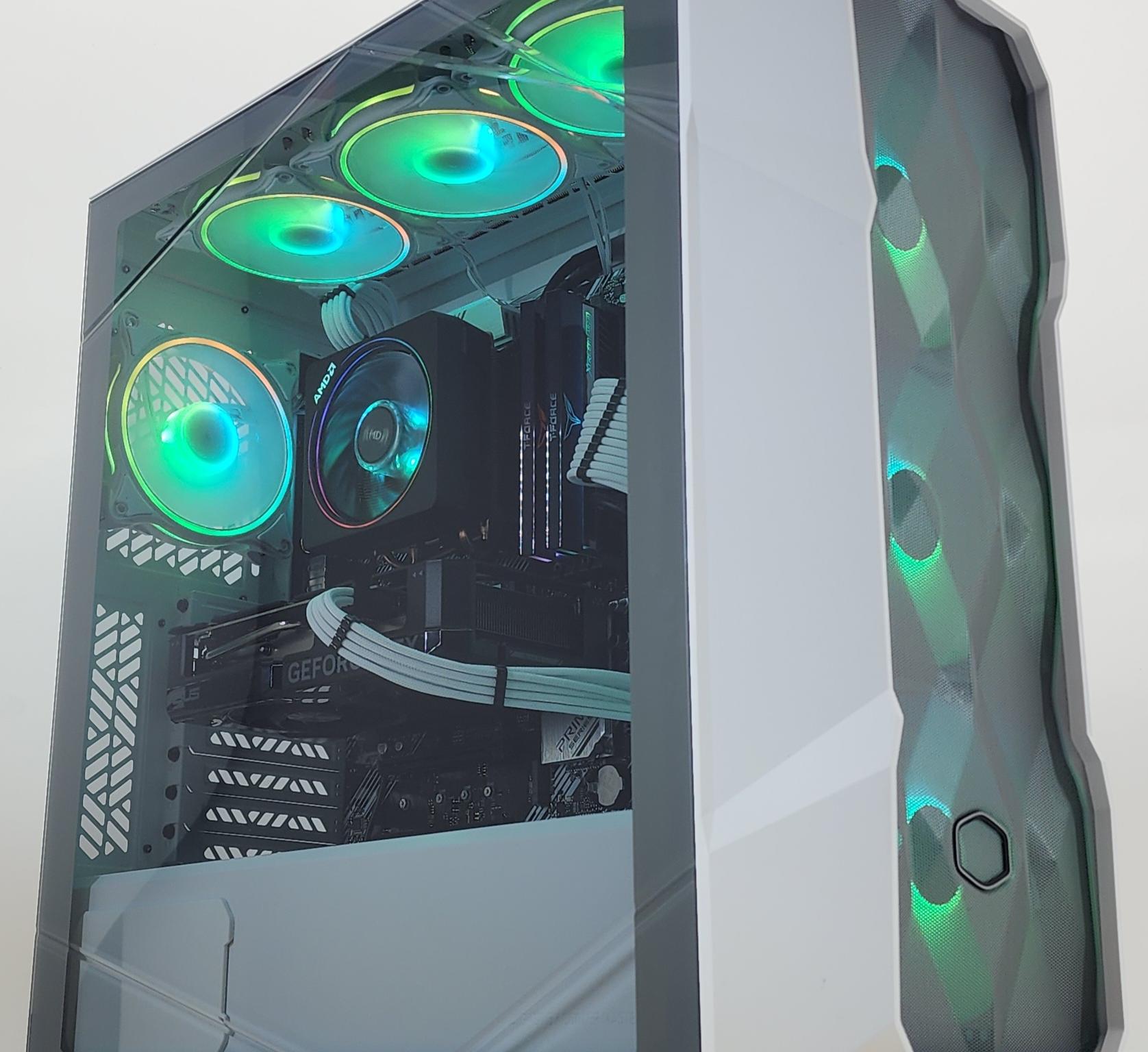 Gaming PC Ryzen 7 5700X 16GB RAM 500GB SSD RTX 4060 8GB Windows 11 Computer