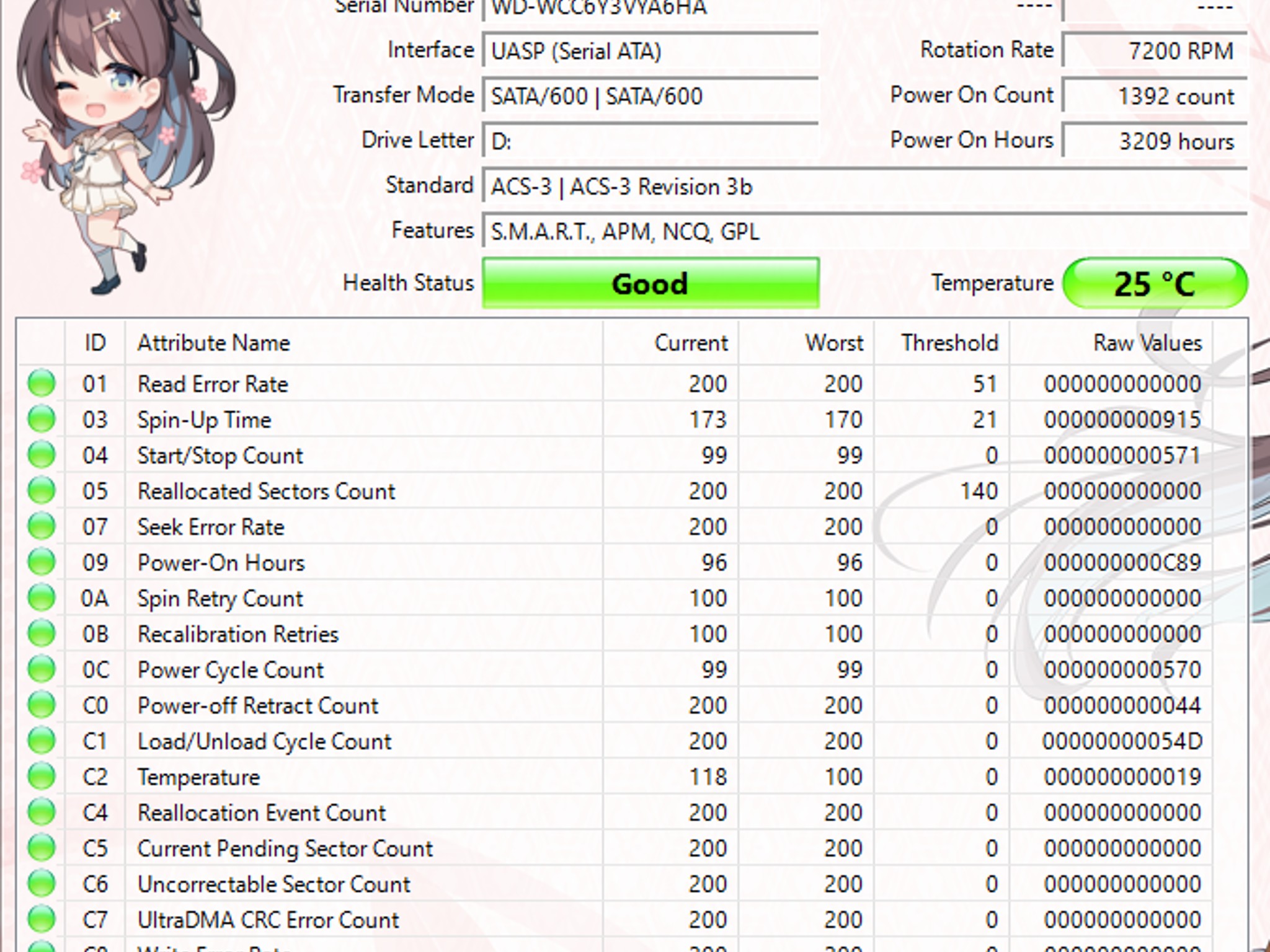 WD Blue 1TB 7200RPM SATA Hard Drive | Tested & Healthy