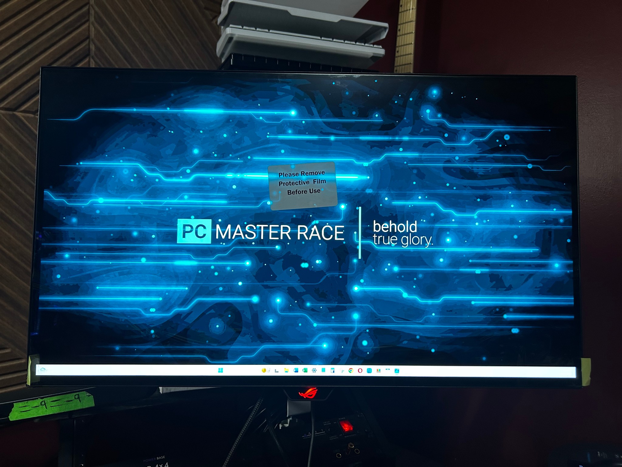 ASUS ROG Swift 27" 2K QHD (2560 x 1440) 240Hz Gaming Monitor (PG27AQDM) (Screen Protector Still On!)