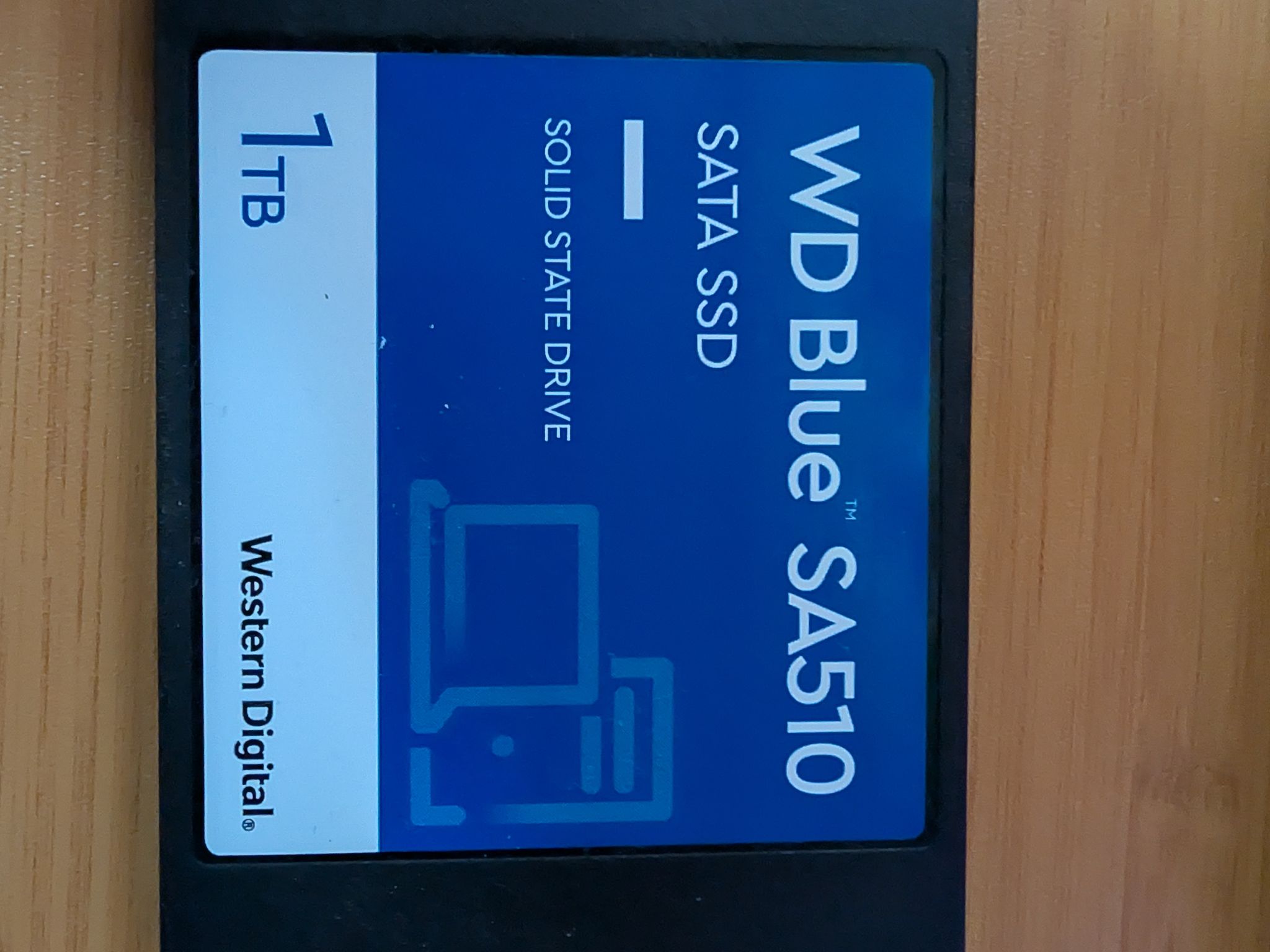 WD Blue SA510 1TB SATA SSD - Like New (Only 61 Hours!) - 100% Health