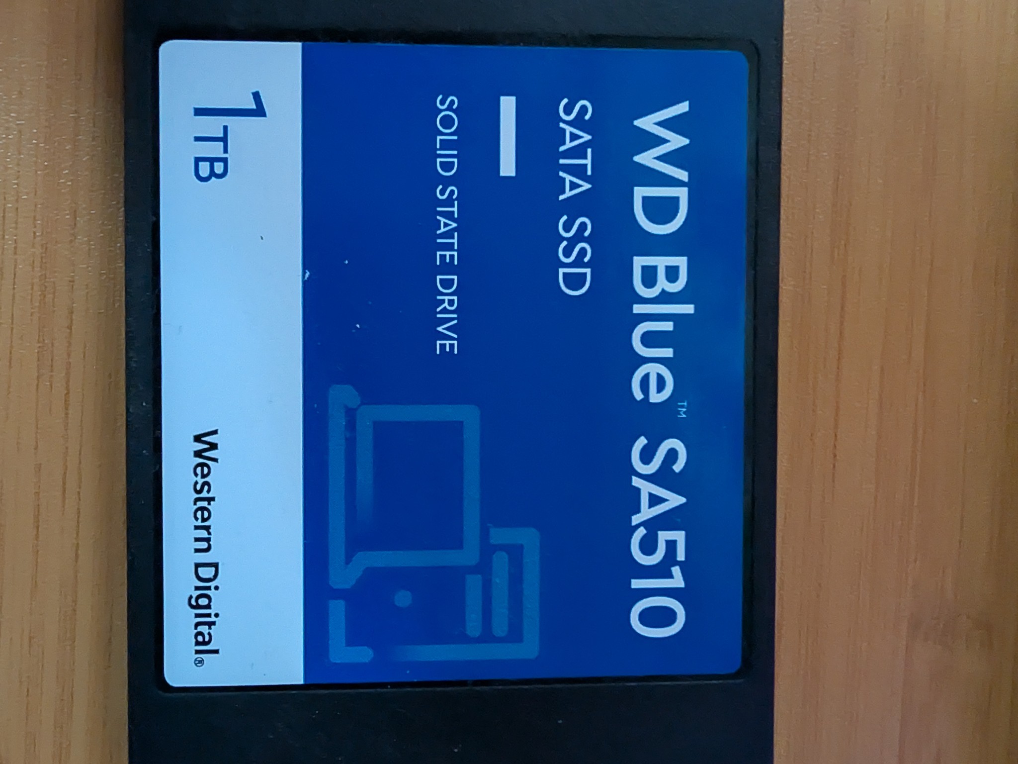WD Blue SA510 1TB SATA SSD - Like New (Only 61 Hours!) - 100% Health
