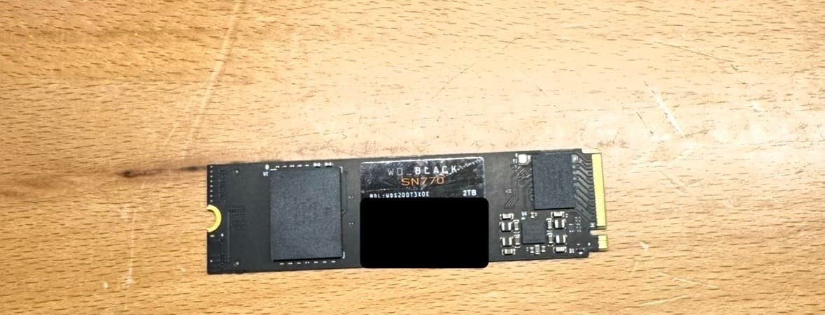 2TB WD Black SN770 PCIe 4.0 SSD