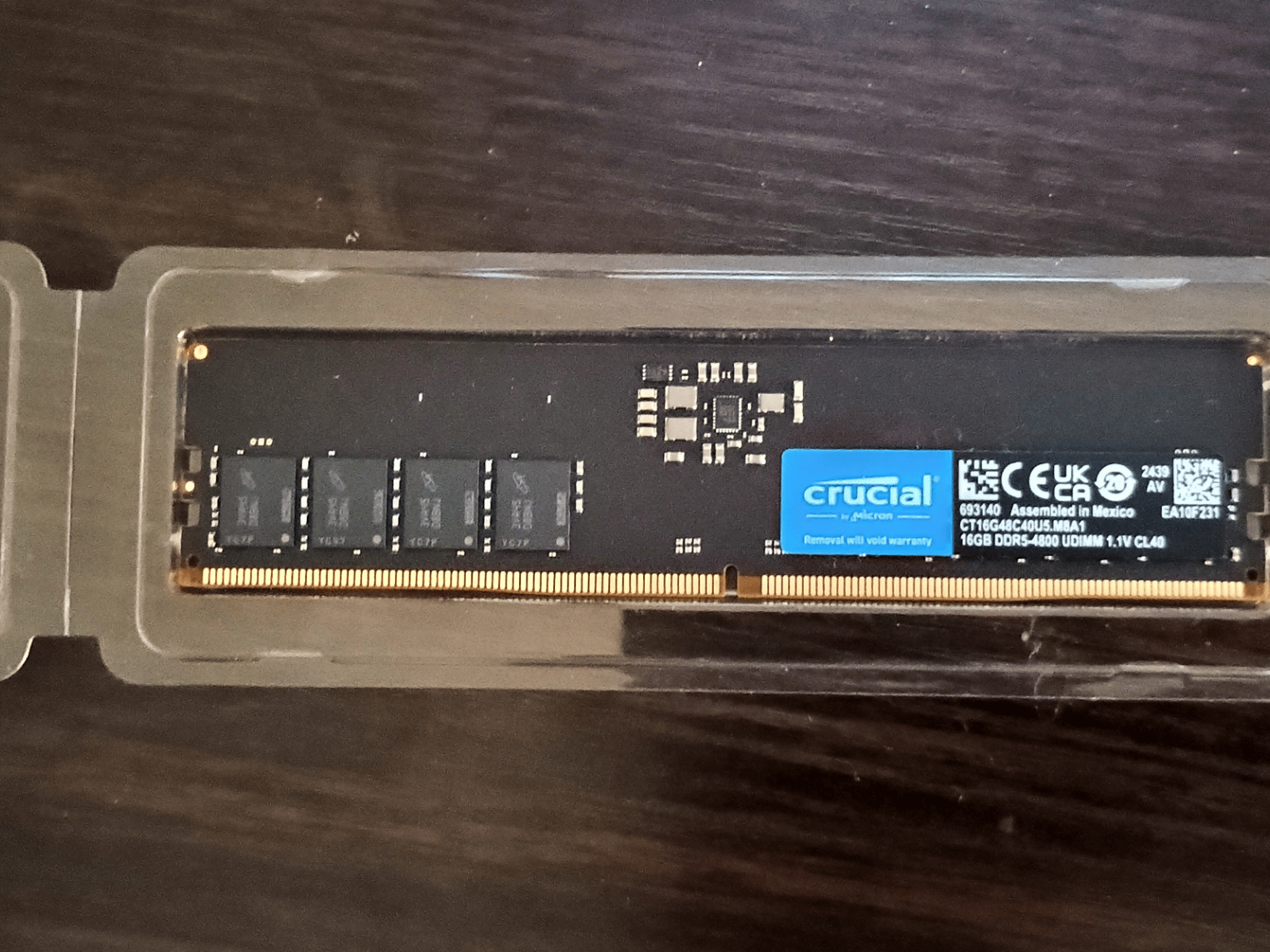 Crucial 16GB DDR5 4800MHZ (single module)