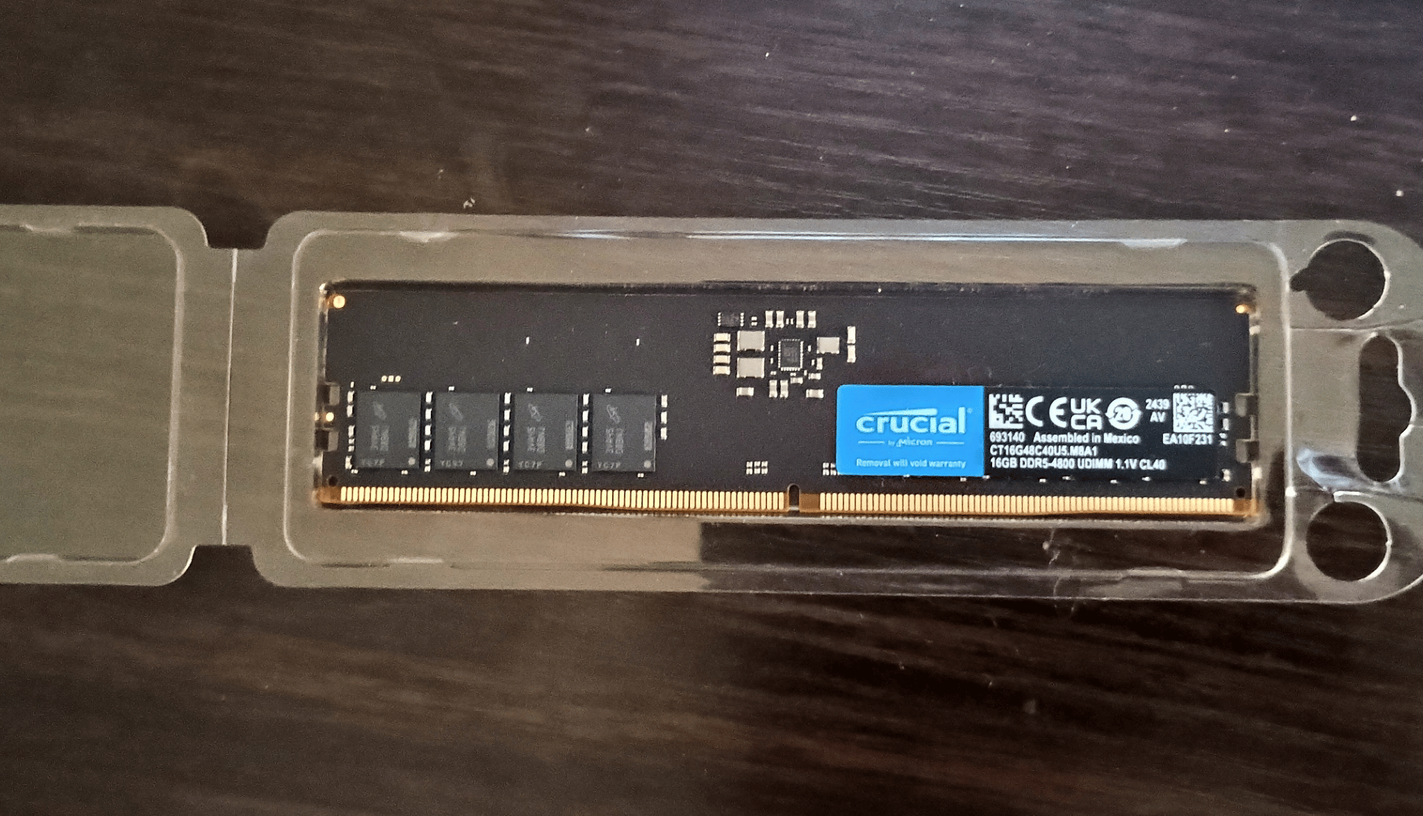 Crucial 16GB DDR5 4800MHZ (single module)