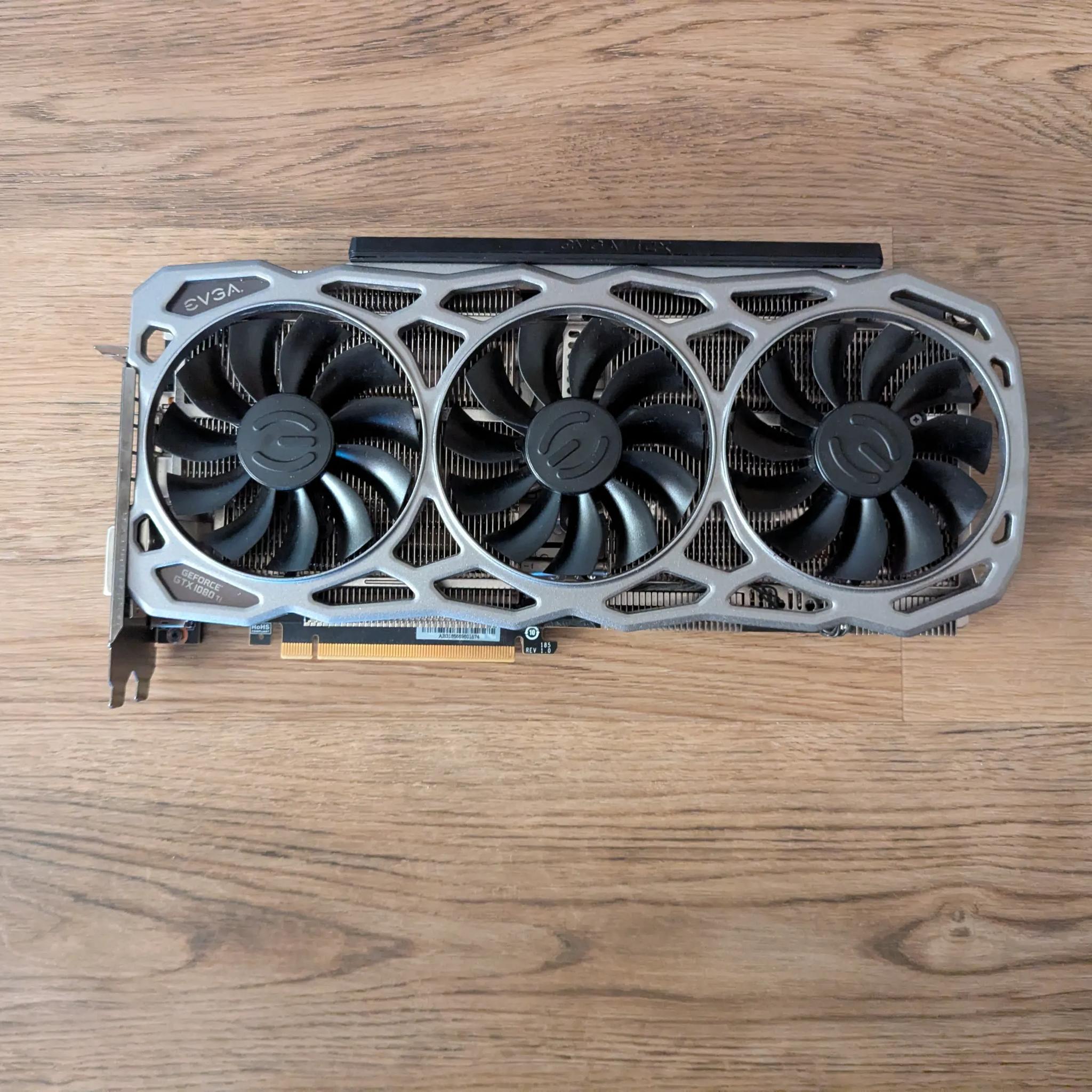 EVGA GTX 1080Ti FTW3 Gaming 11GB GDDR5X GPU - FANS WONT SPIN