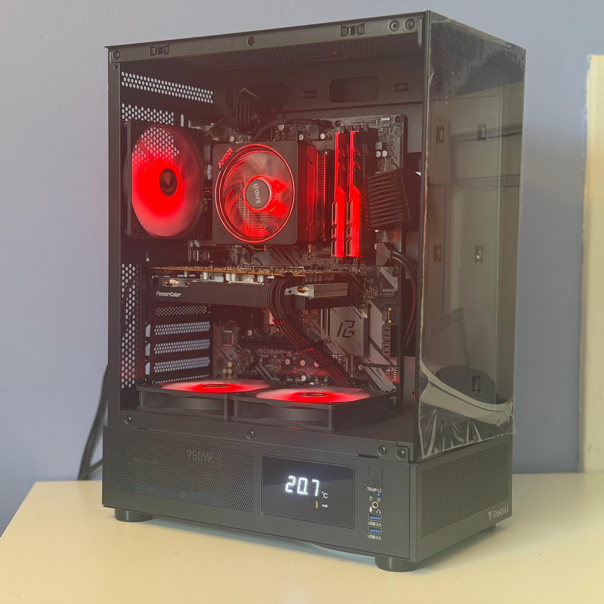 ◾️1080p Gaming PC◾️ RX 6600 XT | Ryzen 5 5500 | 16GB DDR4 | 2TB SSD
