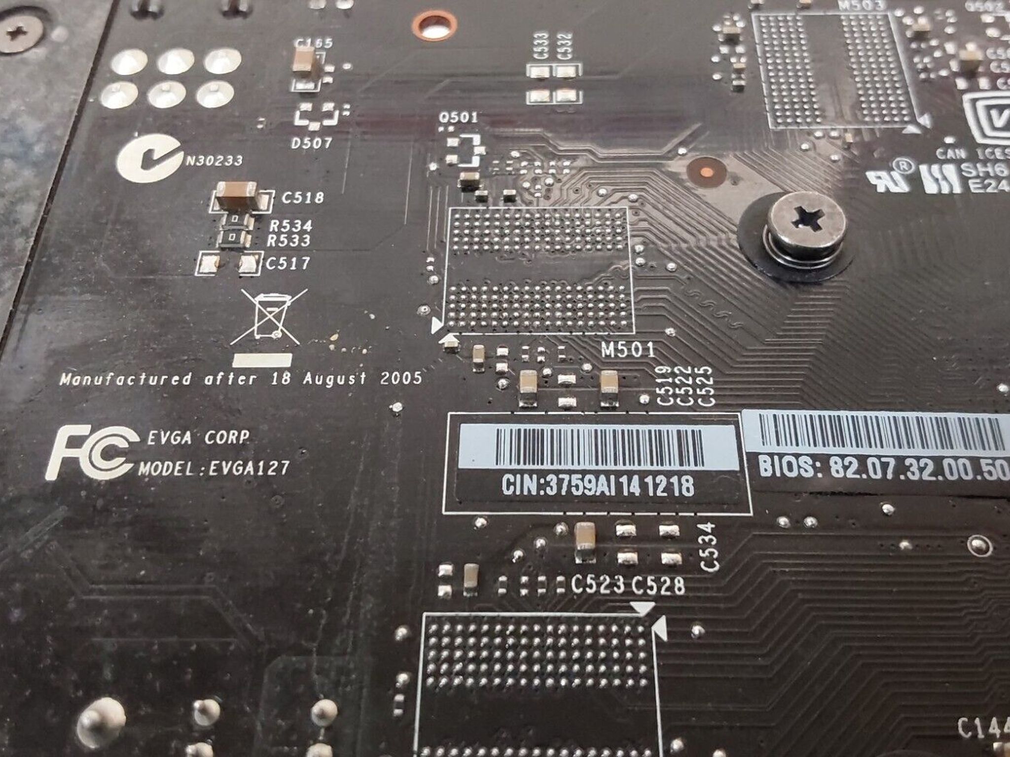 EVGA SC GeForce GTX 750TI GPU