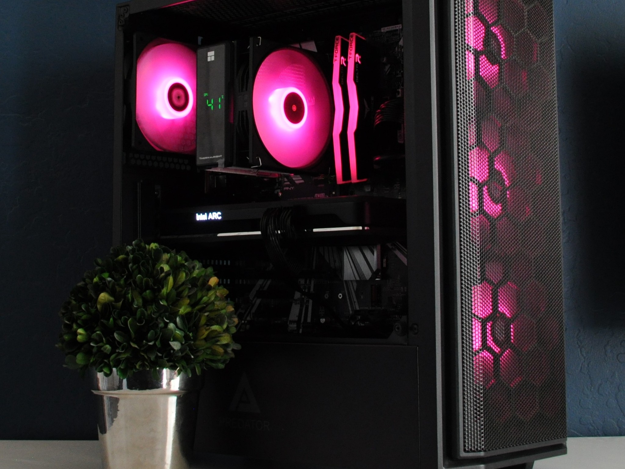 ALL INTEL GAMING PC | WIN 11 READY | ARC A750 | I5 9400F | 16GB RAM | 1TB SSD | ARGB | 1080P/1440P
