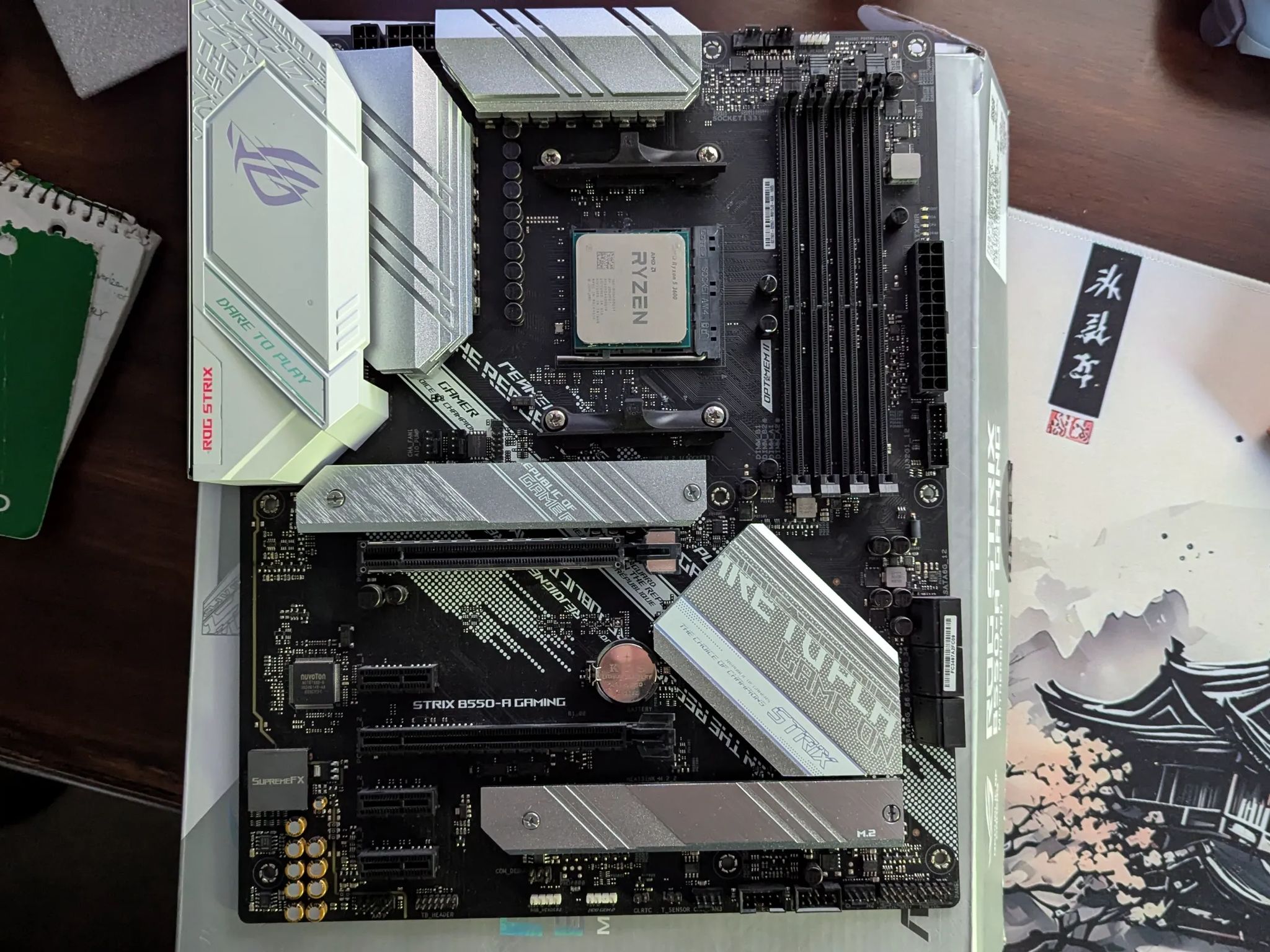 ASUS ROG STRIX B550-A RYZEN5 3600 8G×2中古 Asus ROG Strix B550-A Gaming & Ryzen 5 3600 | Jawa