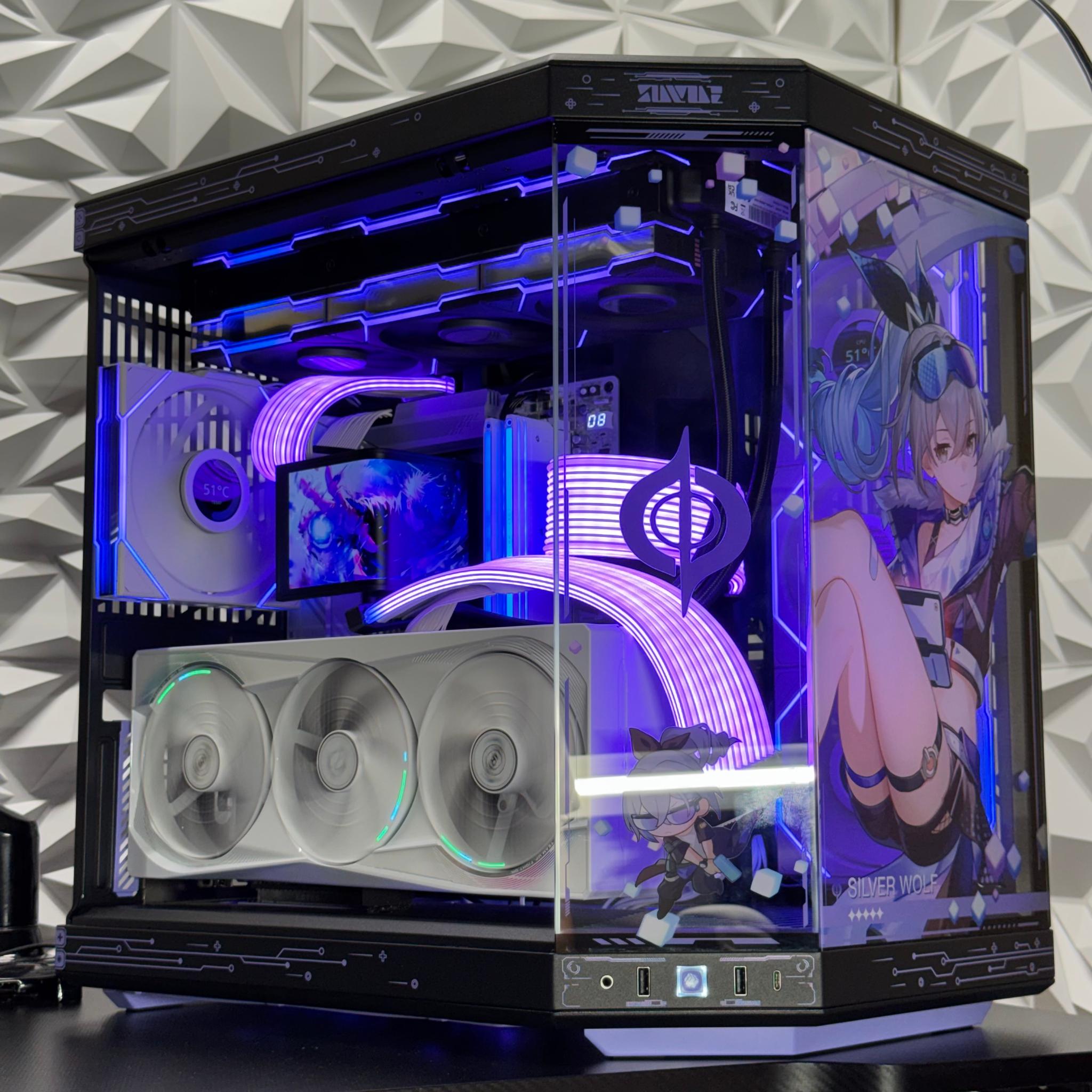 RTX 5080 Master Ice / Ryzen 7 9800X3D / 32GB 7000MTs Corsair Dominator / 1TB nvme storage