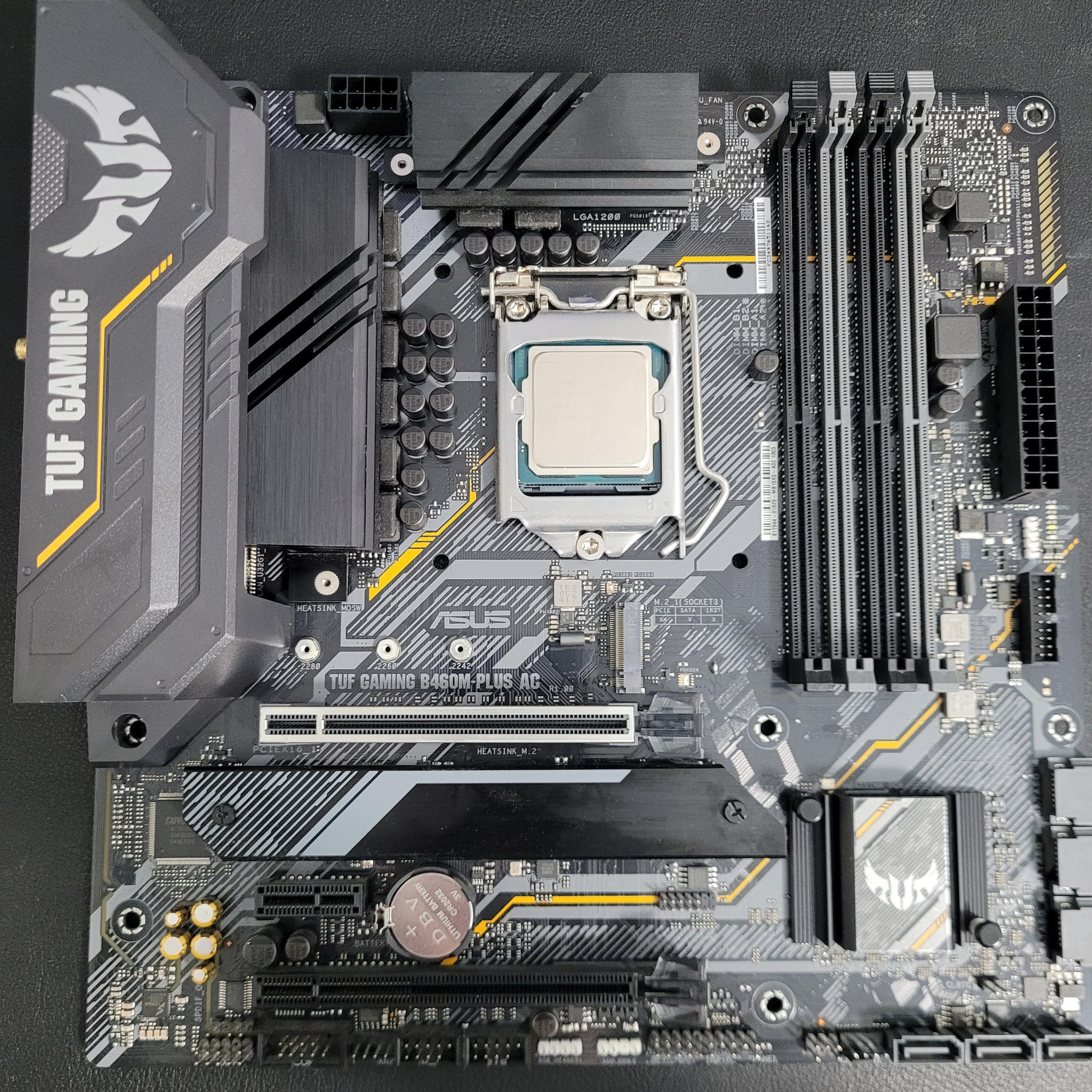 TUF GAMING B460M-PLUS AC with Intel Core i7-10700F