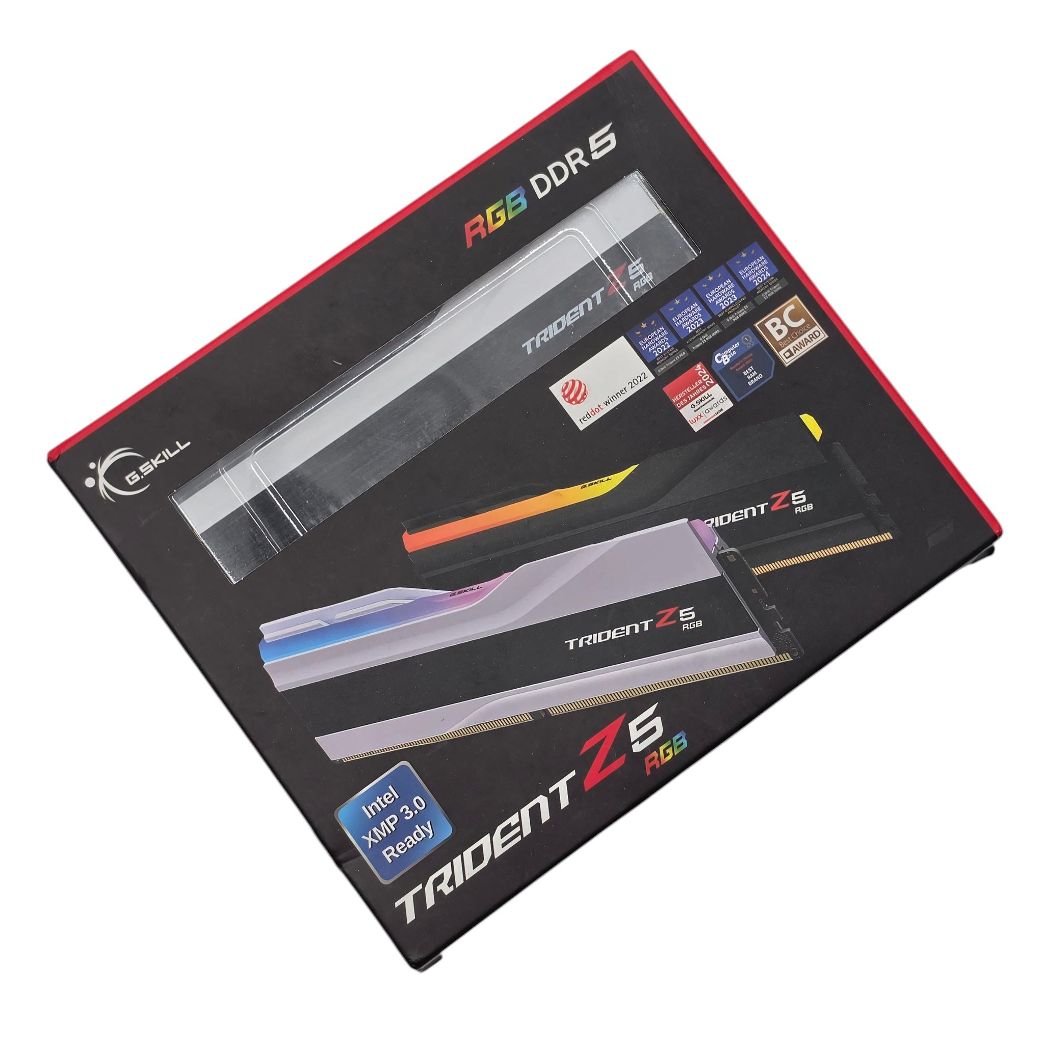 G.SKILL Trident Z5 RGB 48GB (2x24GB) DDR5-8200 CL40 White — Factory Sealed