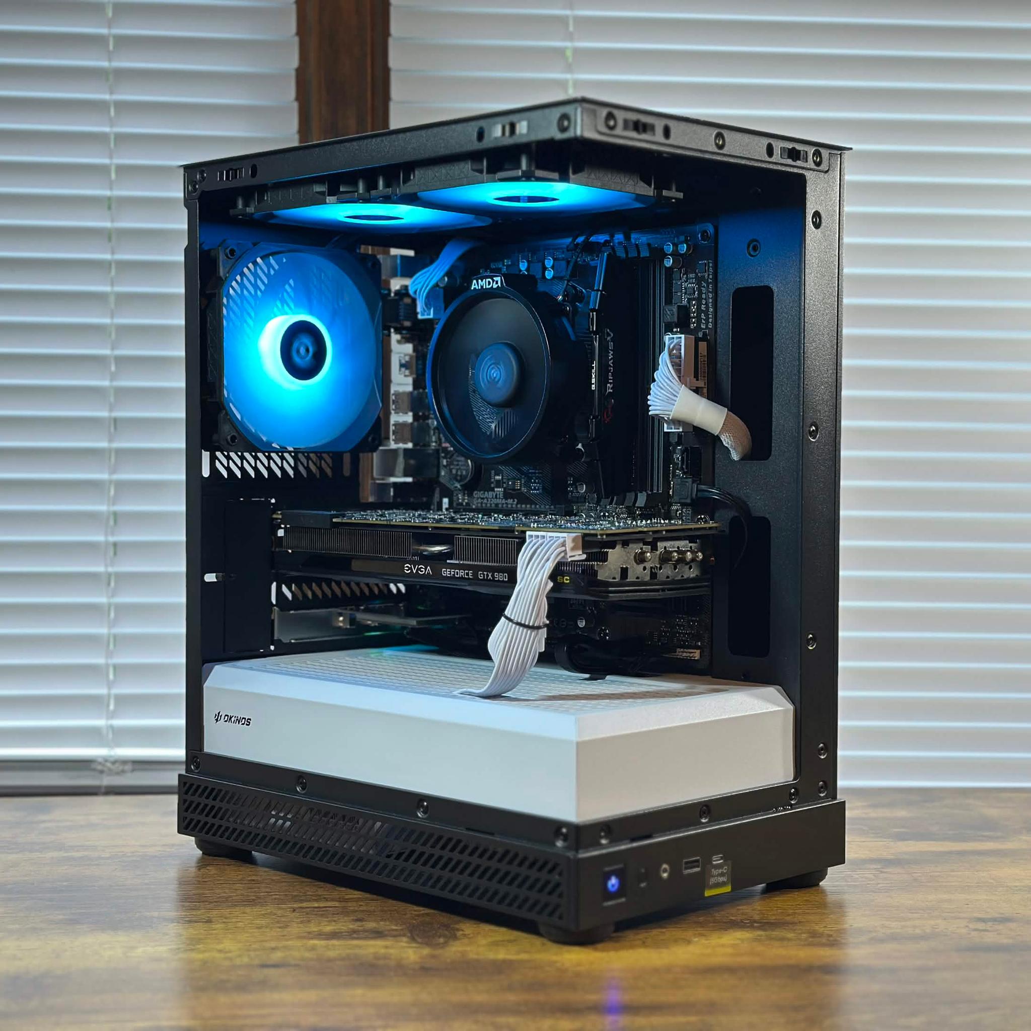 GTX 980 4GB | Ryzen 5 1600AF | 16GB DDR4 | 1.25TB Storage | Win11 | WIFI | 1080P Budget Gaming PC
